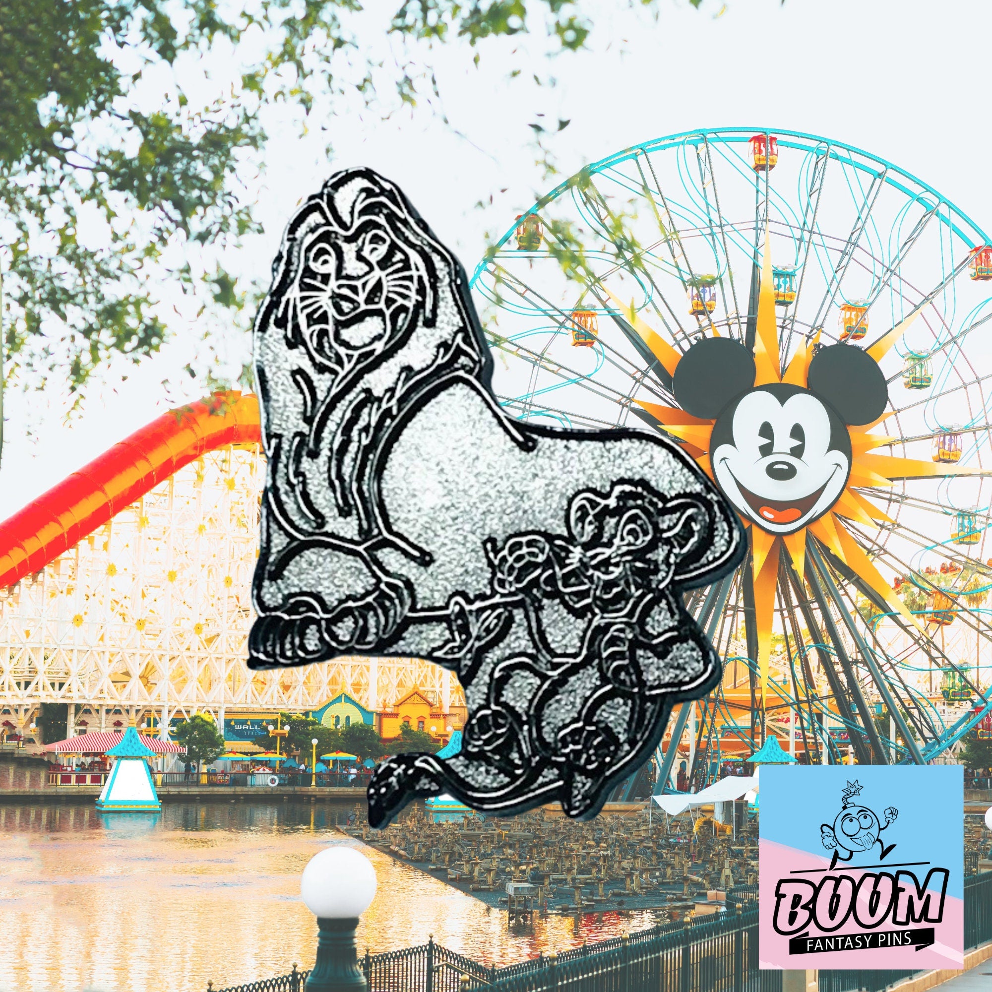 Pin – Simba y Nala de El Rey León – Disney Fantasy