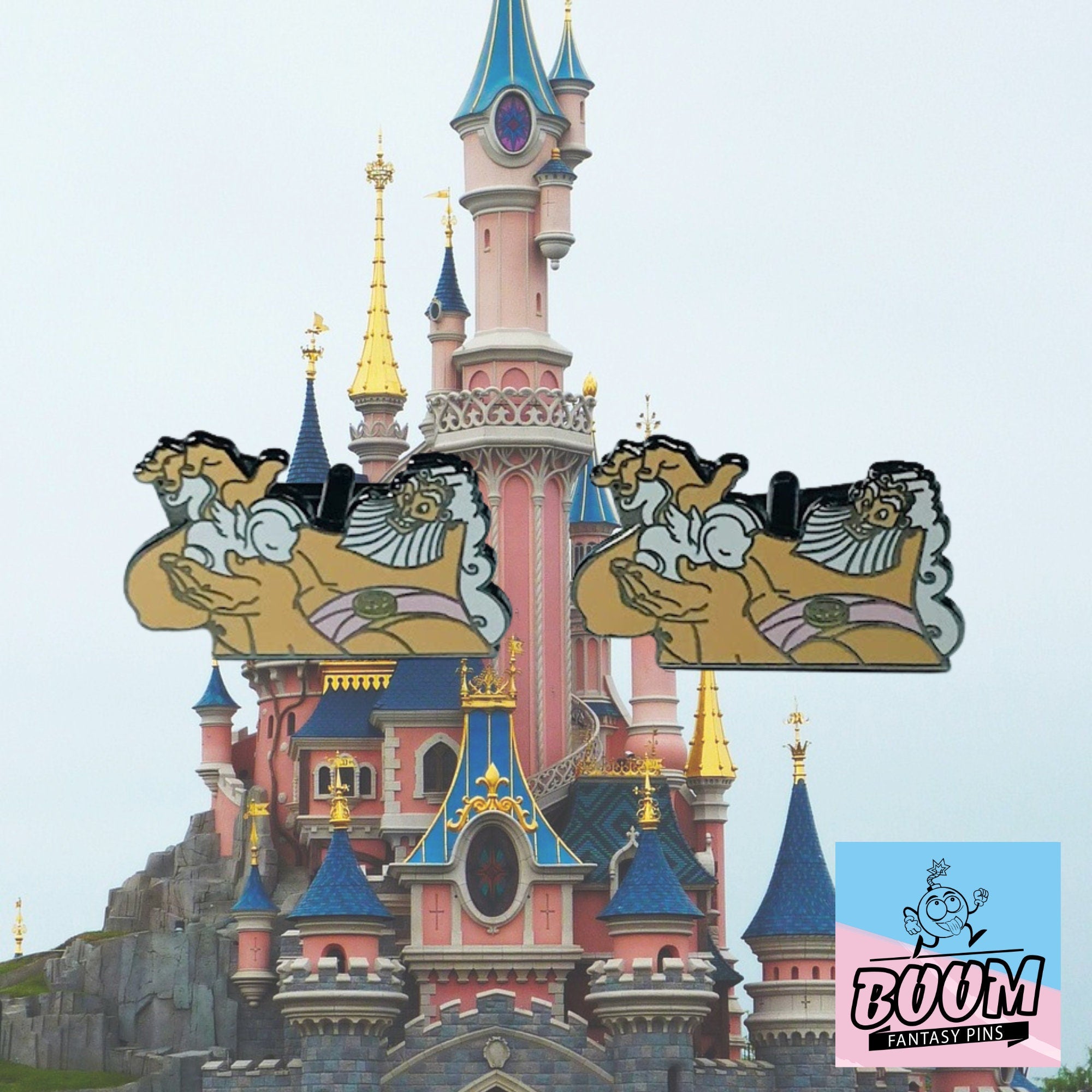 Gemelos – Zeus y Pegaso de Hércules – Disney Fantasy