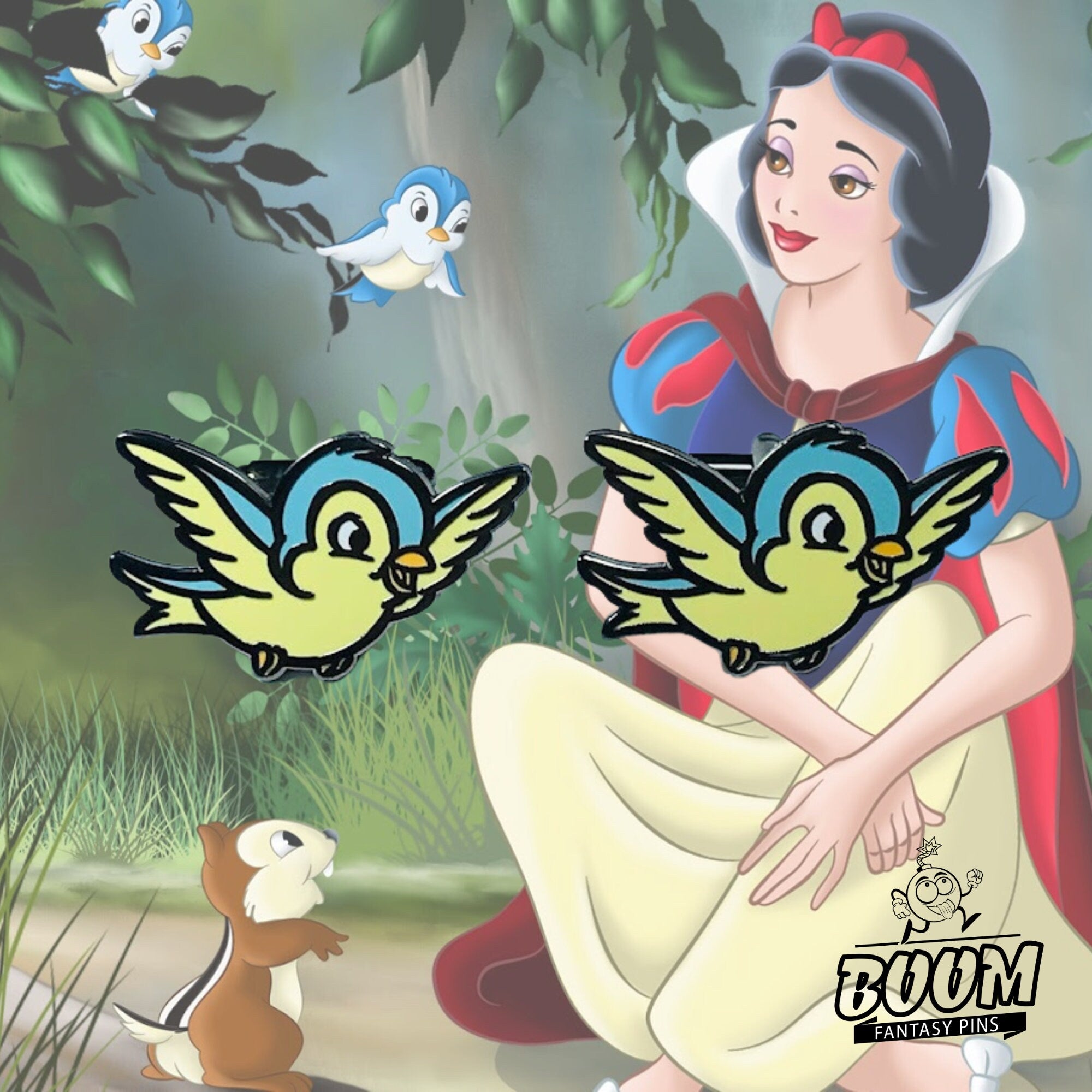 Boutons de manchette – Blanche-Neige du film Blanche-Neige et les Sept Nains – Disney Fantasy