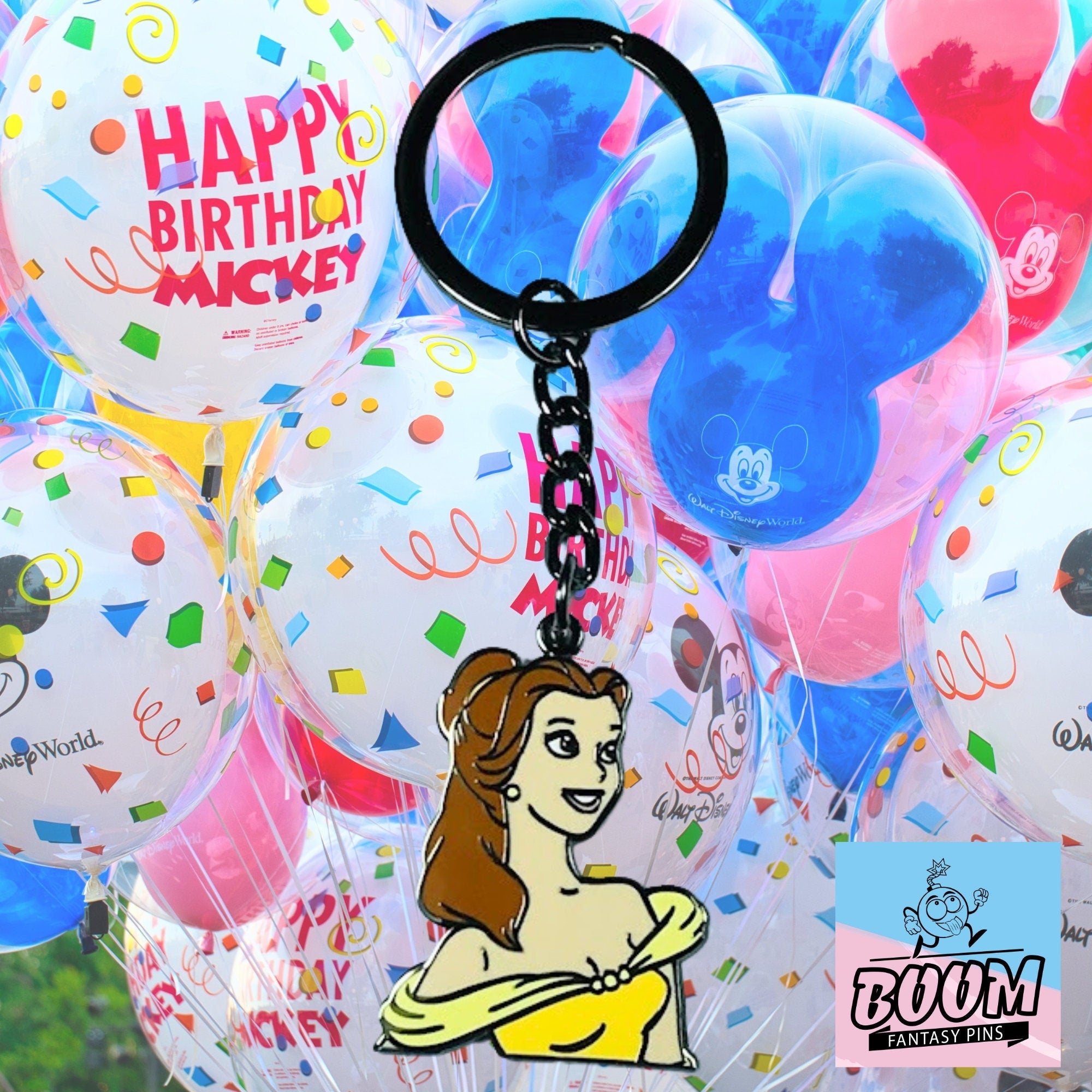 Porte-clés – Belle de La Belle et la Bête – Disney Fantasy