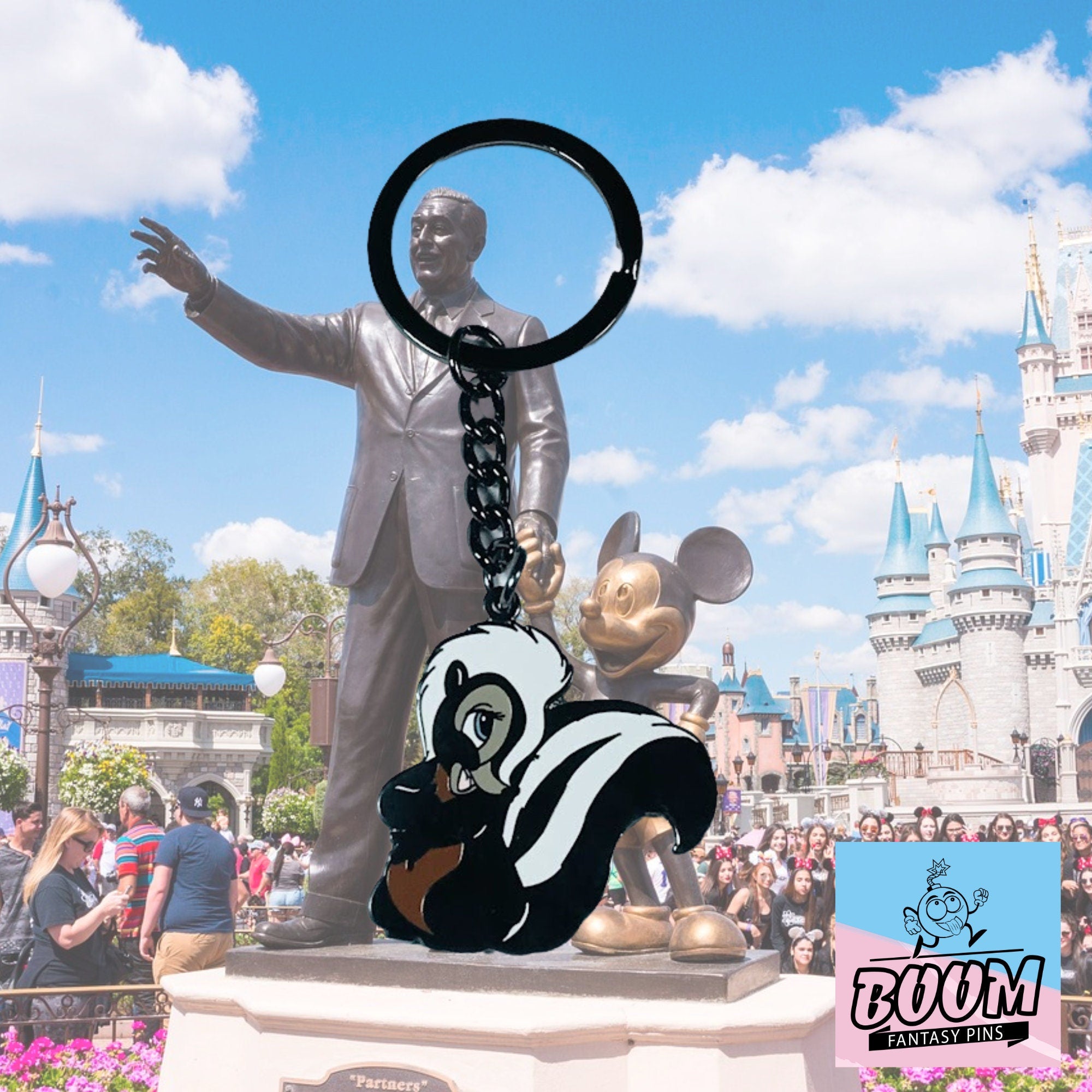 Llavero – Flor de Bambi – Disney Fantasy