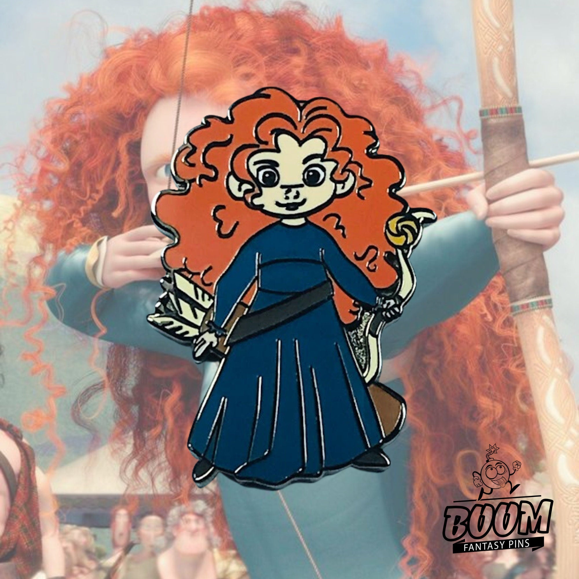 Pin's – Princesse Merida du film Rebelle – Disney Fantasy
