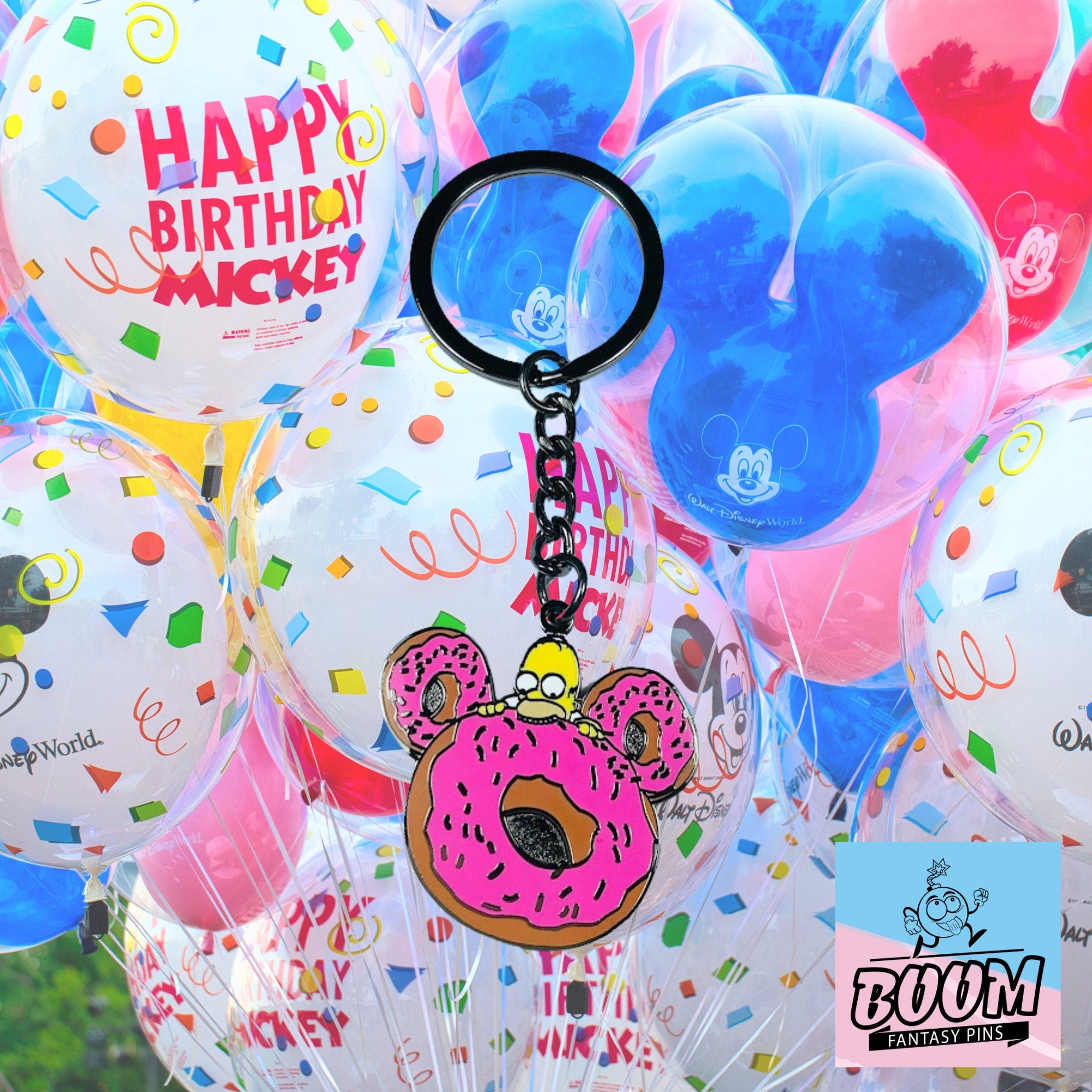 Llavero – Homer Simpson de Los Simpson – Disney Fantasy