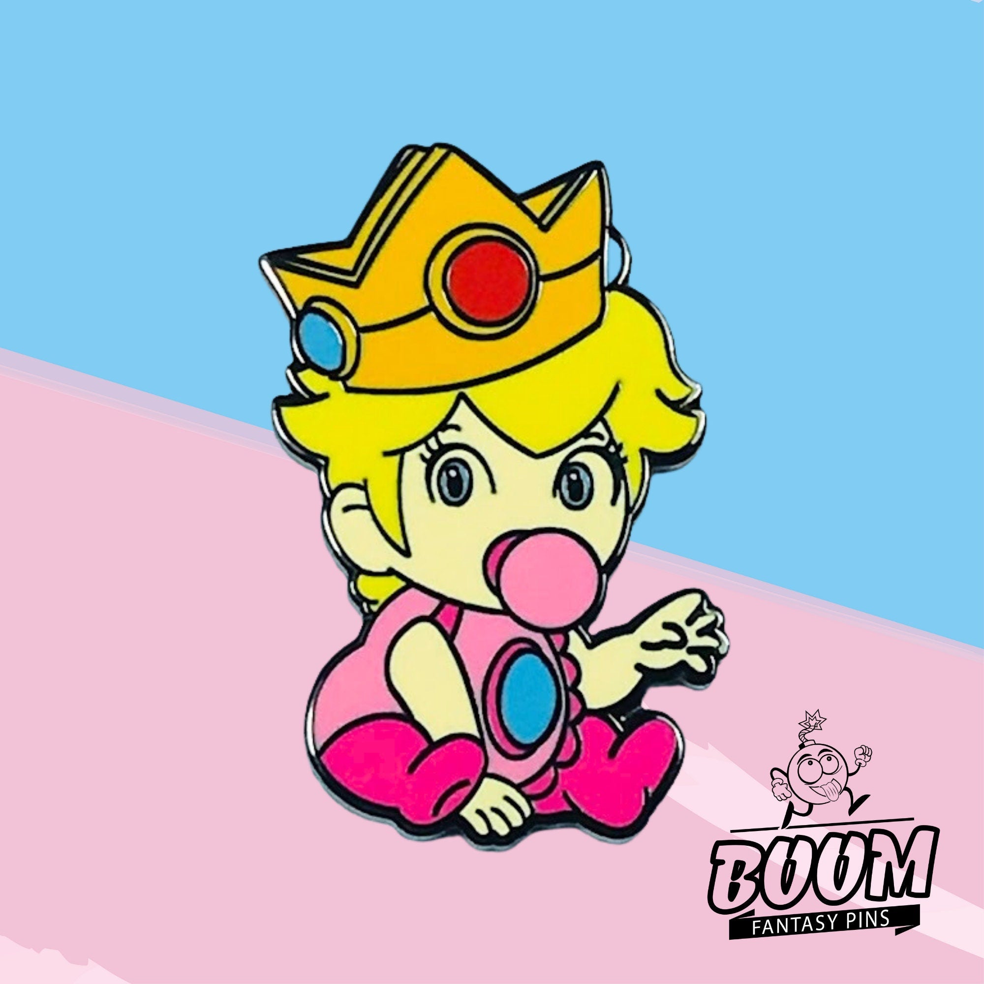 Pin's – Bébé Princesse Peach de Mario Bros – Disney Fantasy