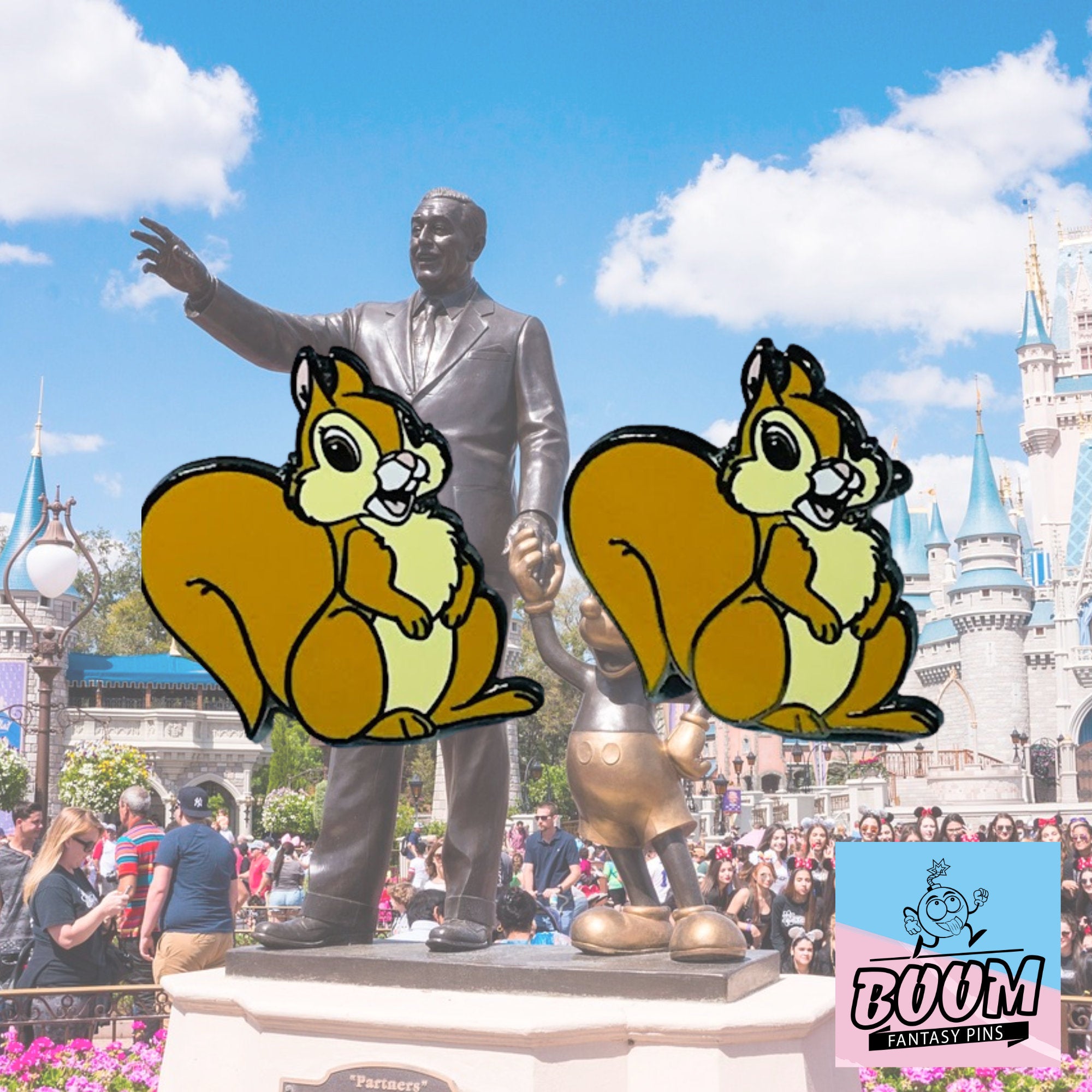 Gemelos – Chip y Dale de Bambi – Disney Fantasy