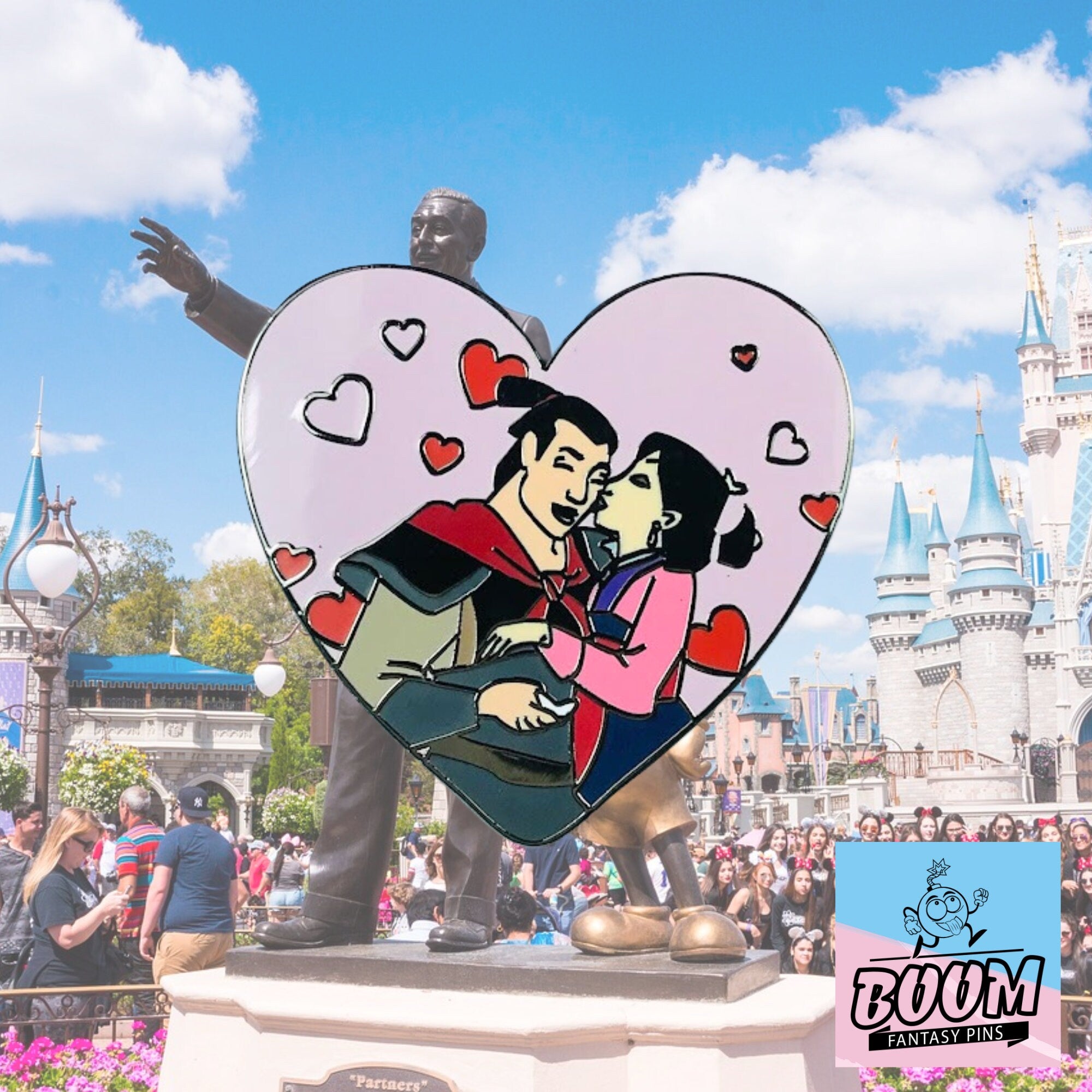 Pin's – Mulan et Li Shang de Mulan – Disney Fantasy
