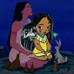Pin – Bebé Pocahontas y Meeko de Pocahontas – Disney Fantasy