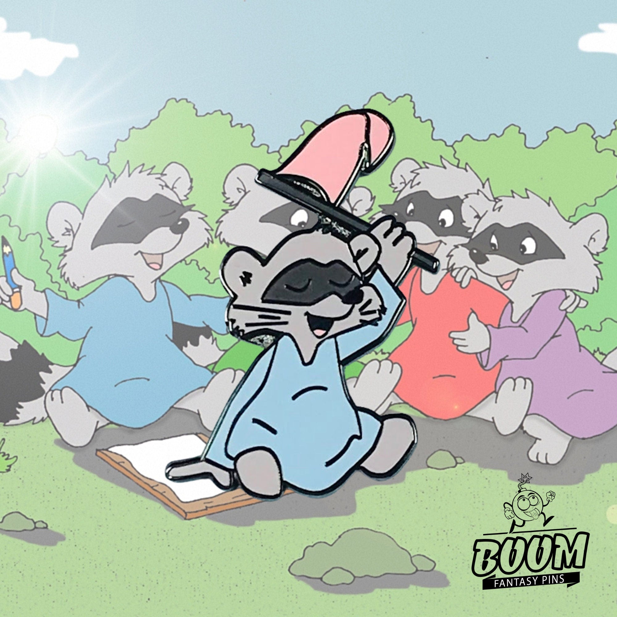 Pin – Mapache de Robin Hood Disney Fantasy