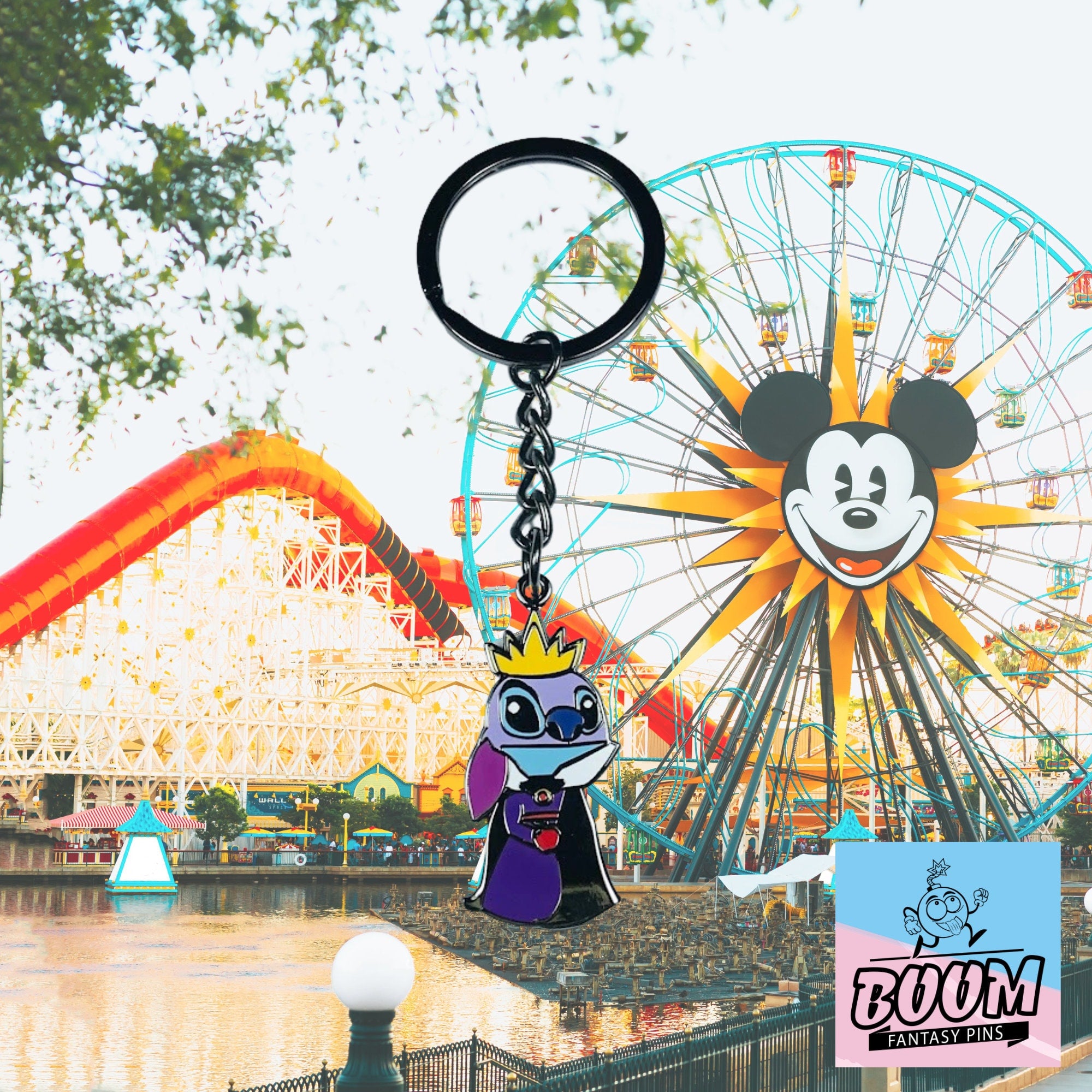 Llavero – Experimento 626 Stitch como la Reina Malvada de Lilo &amp; Stitch – Disney Fantasy