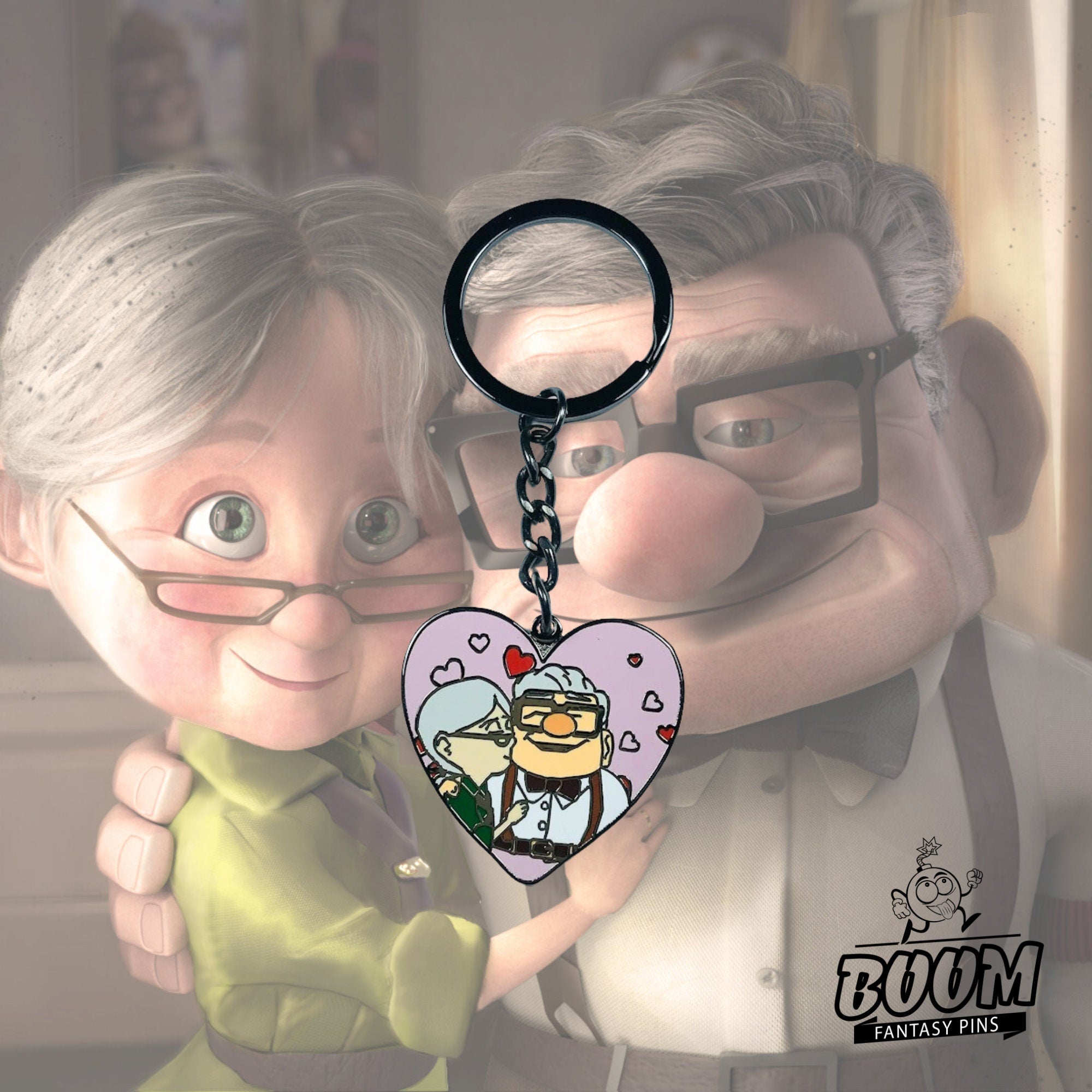 Llavero – Carl Fredricksen y Ellie Fredricksen de Up – Disney Fantasy