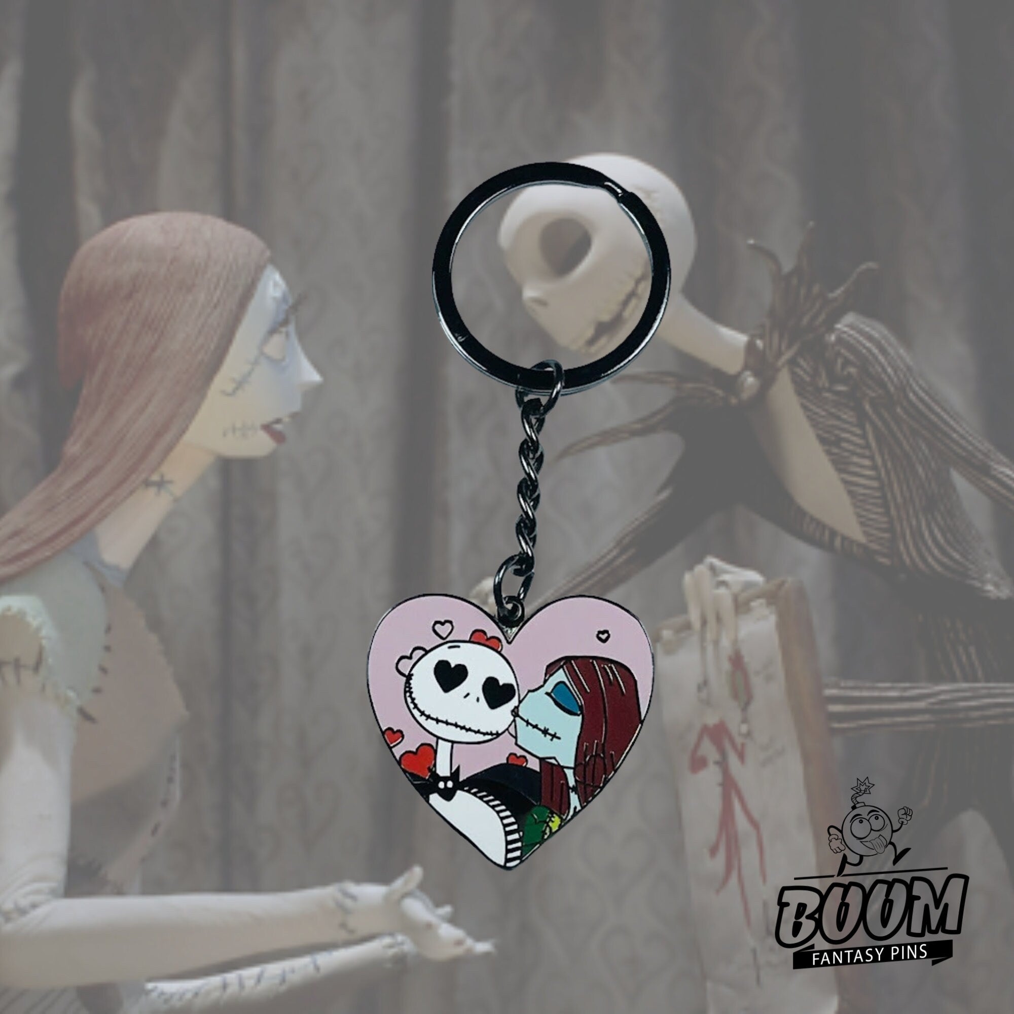 Keychain – Jack Skellington and Sally from The Nightmare Before Christmas – Disney Fantasy