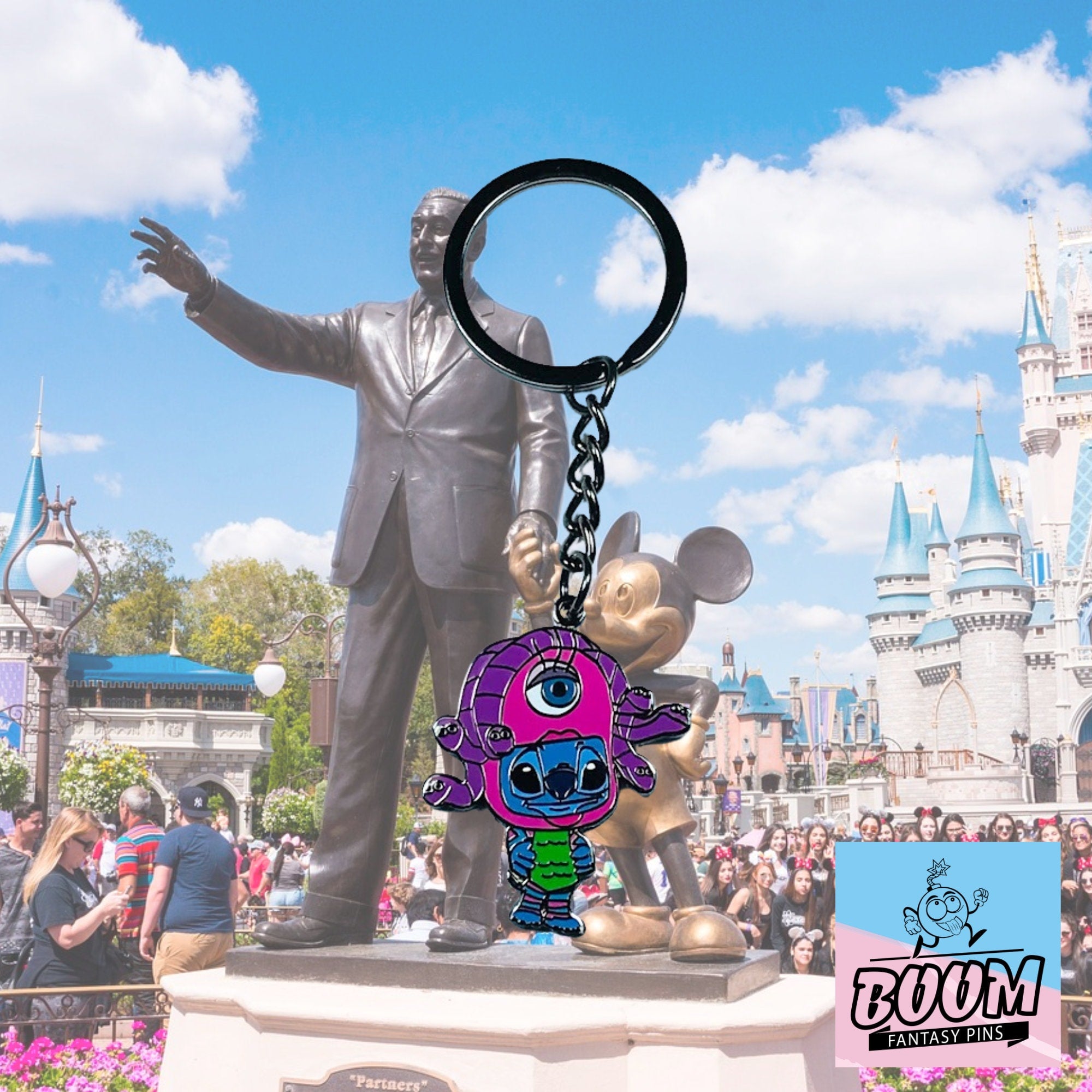 Llavero – Experimento 626 Stitch como Celia de Lilo &amp; Stitch – Disney Fantasy