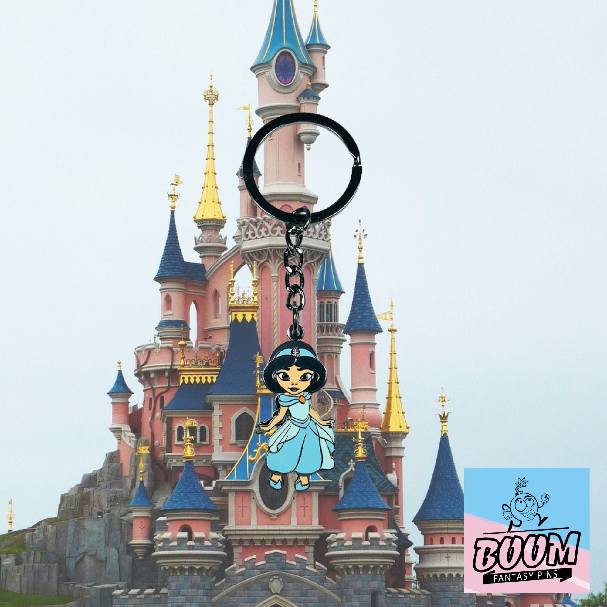 Llavero – Princesa Jazmín de Aladdin – Disney Fantasy