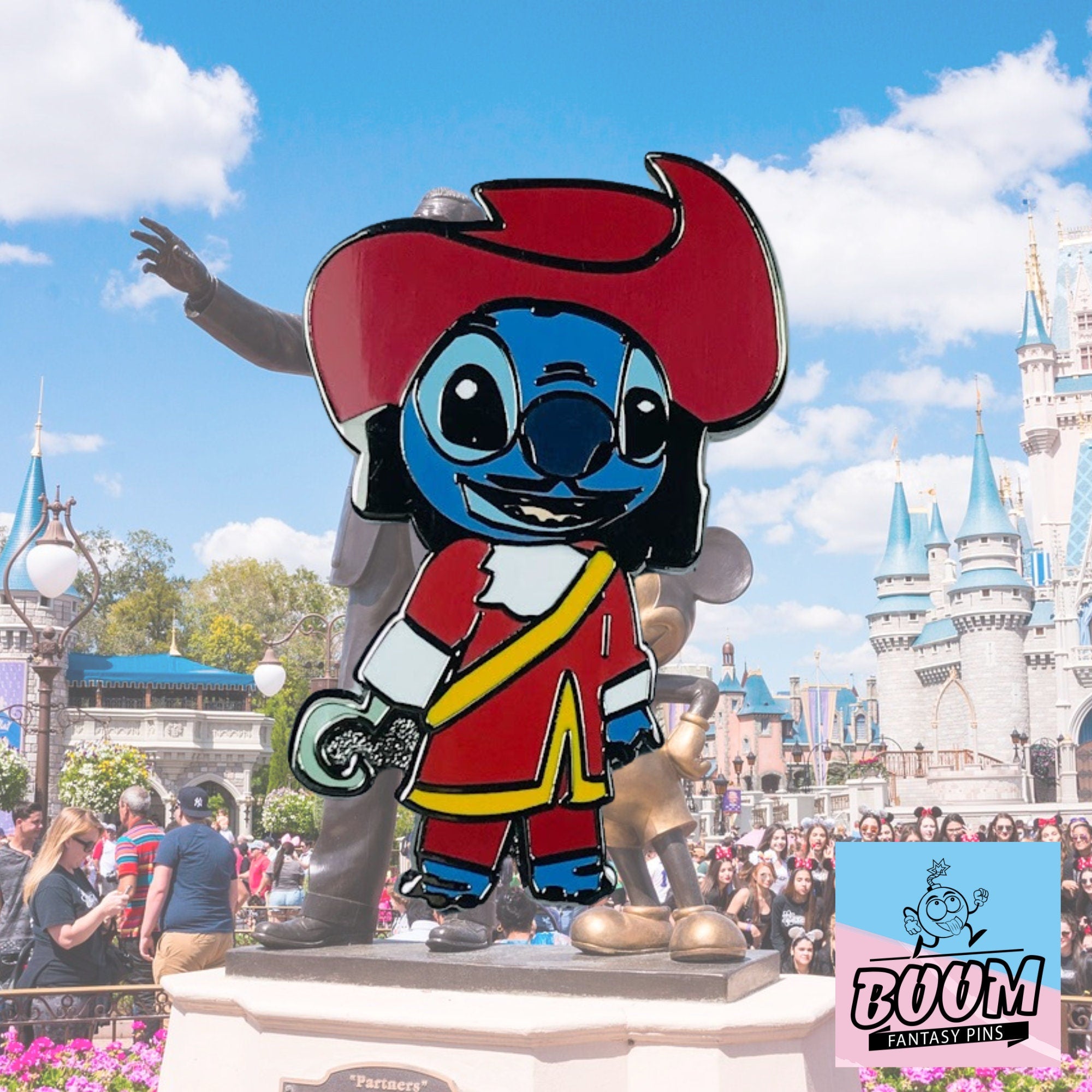 Pin – Stitch como el Capitán Garfio de Lilo y Stitch – Disney Fantasy