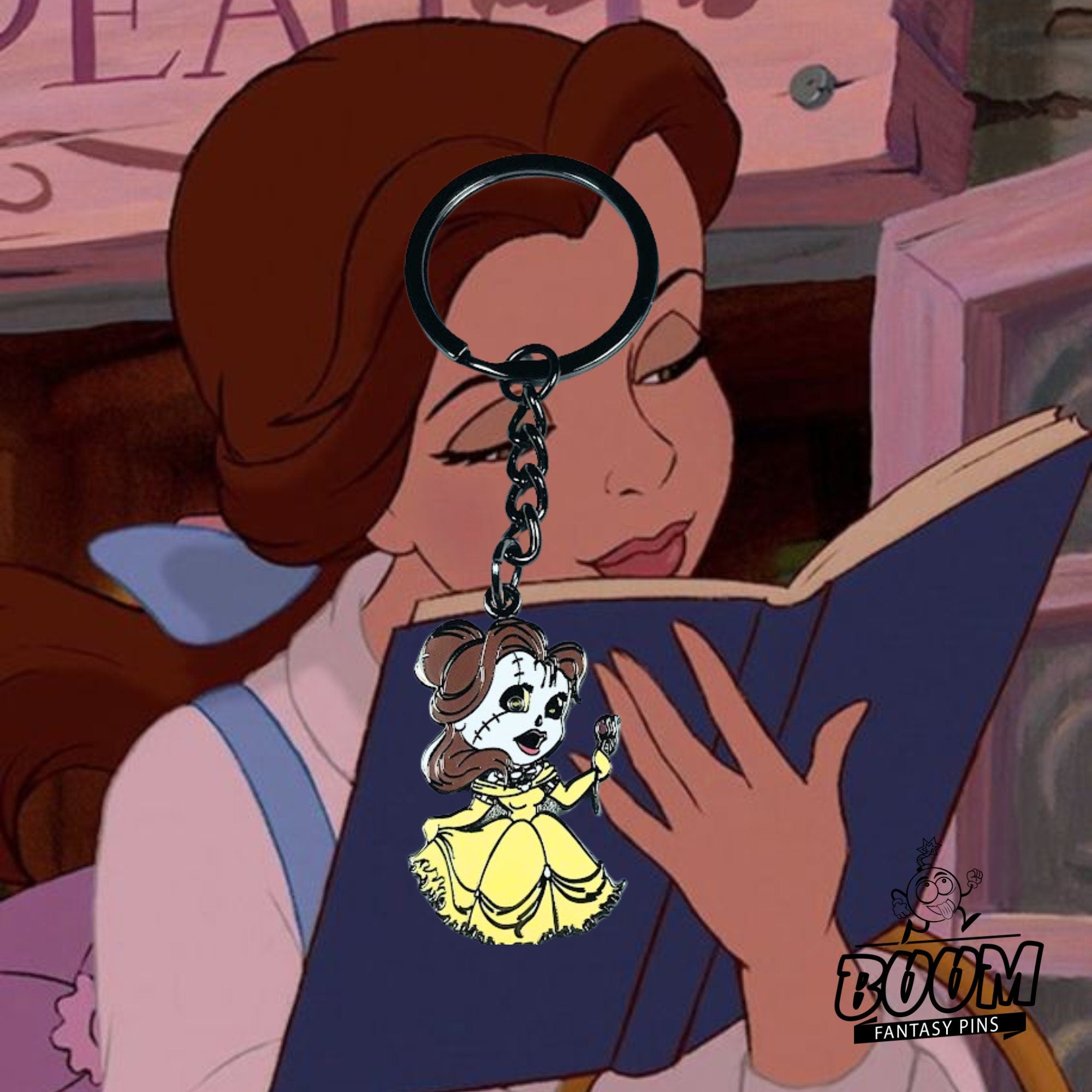 Porte-clés – Belle de La Belle et la Bête – Disney Fantasy