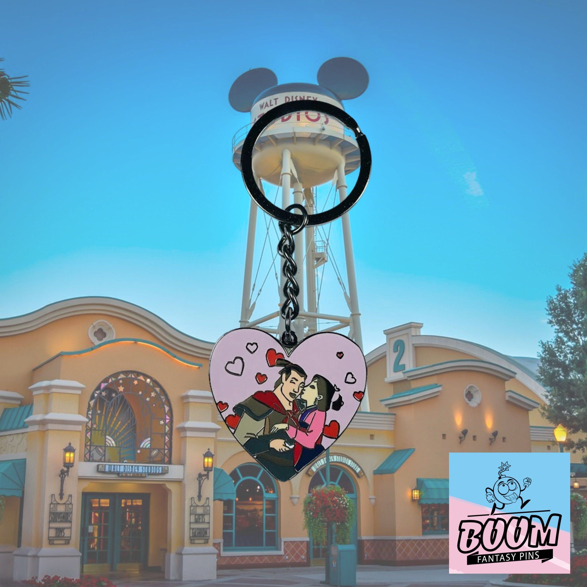 Llavero – Mulan y Li Shang de Mulan – Disney Fantasy