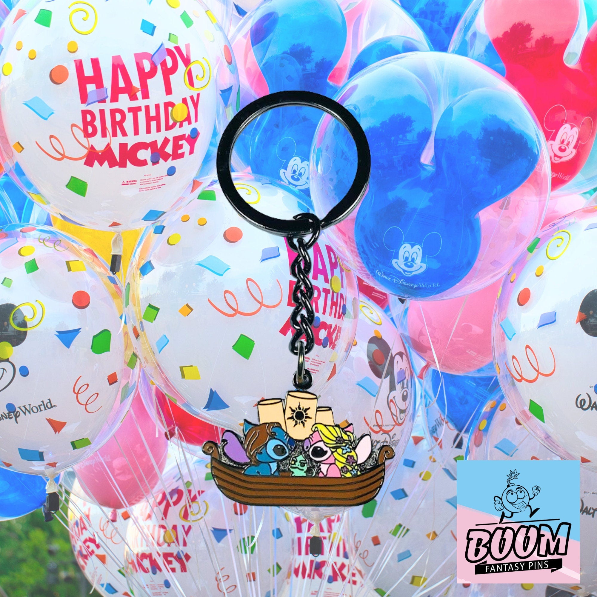 Llavero – Stitch y Ángel de Lilo &amp; Stitch – Disney Fantasy