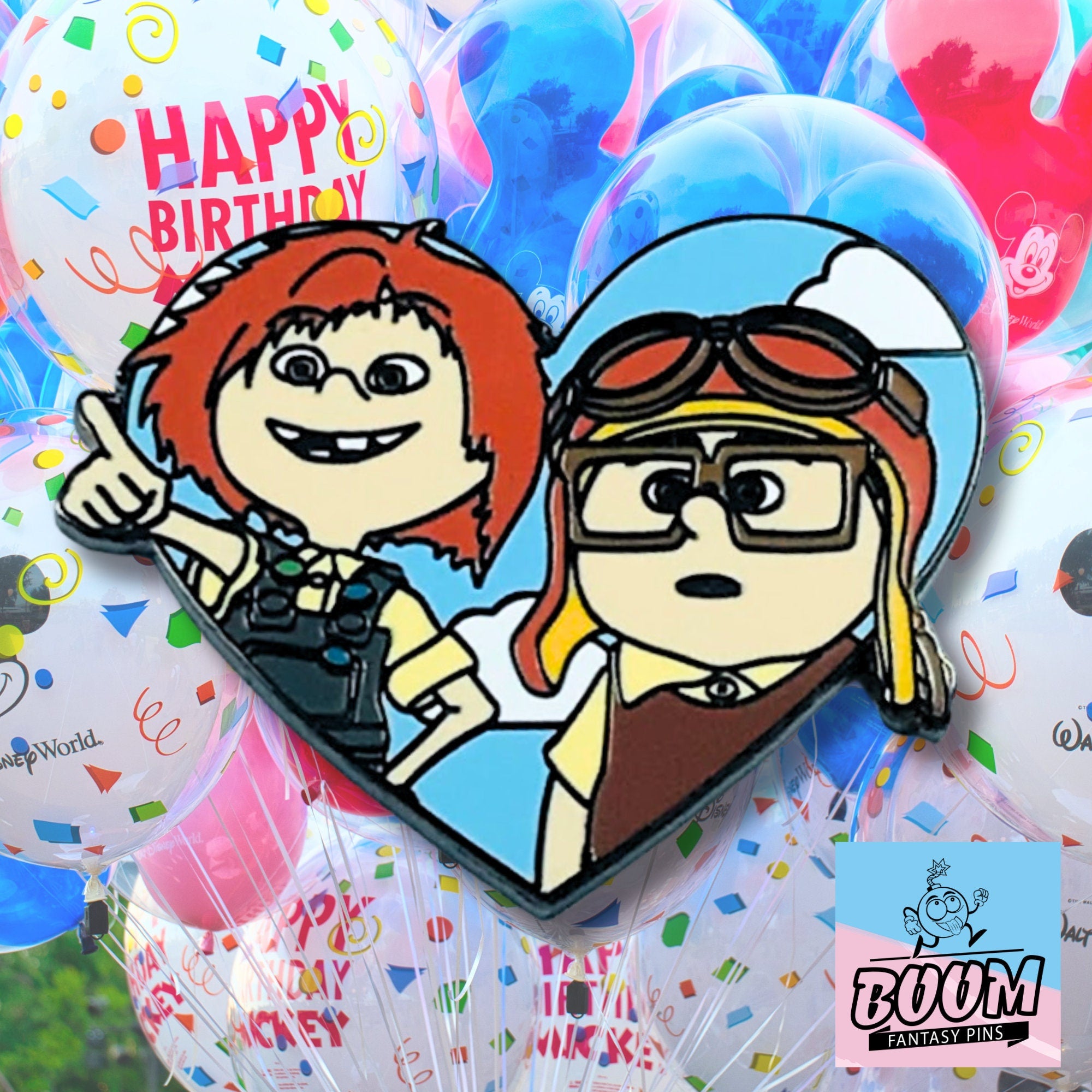 Pin – Carl Fredricksen y Ellie Fredricksen de Up – Disney Fantasy