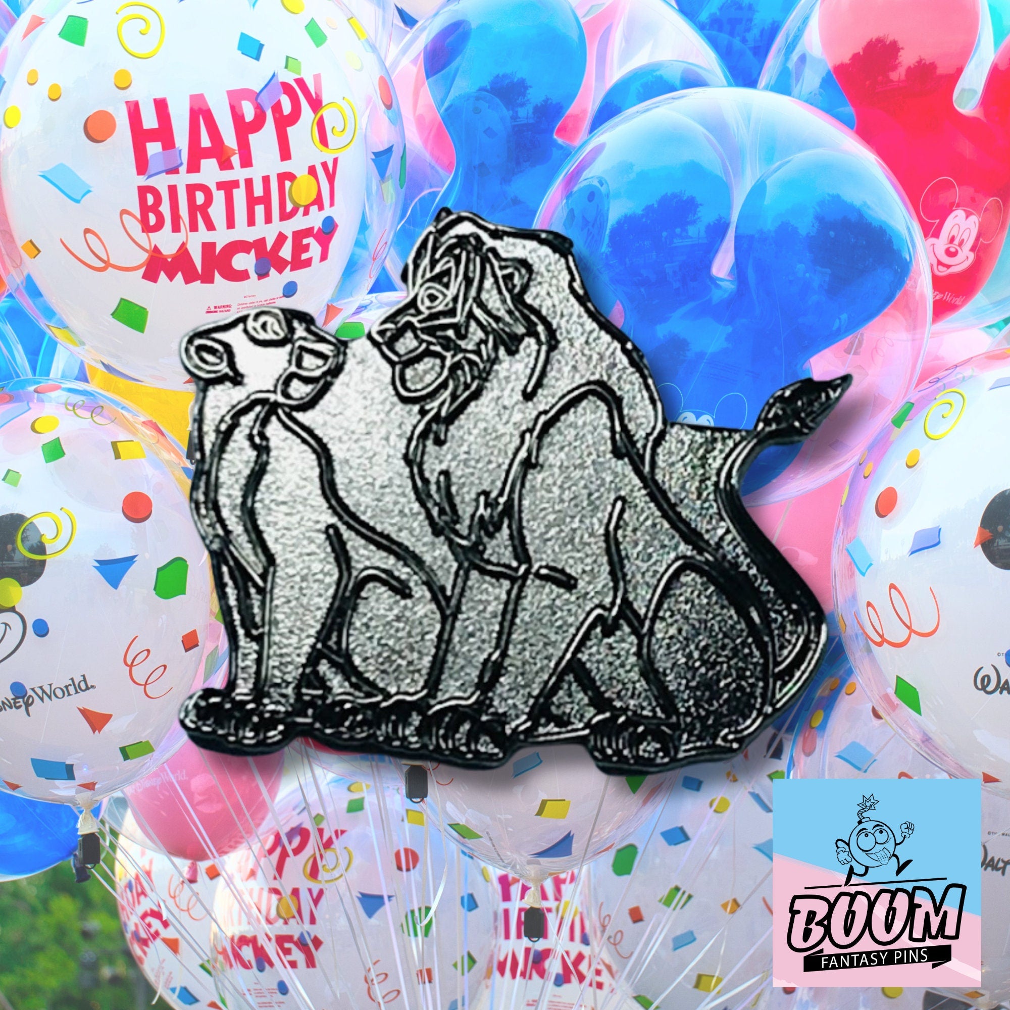 Pin – Simba y Nala de El Rey León – Disney Fantasy