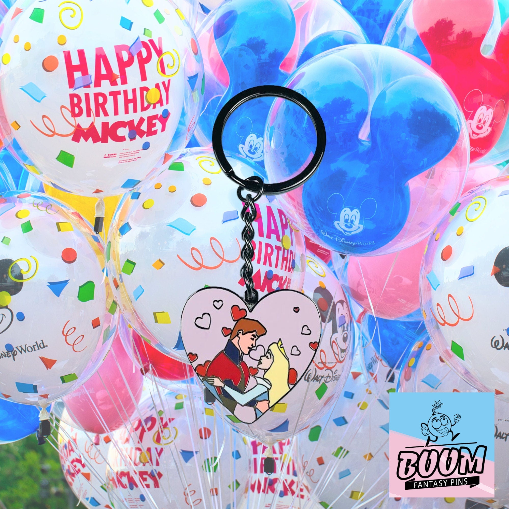 Porte-clés – Princesse Aurore et Prince Philippe de La Belle au bois dormant – Disney Fantasy