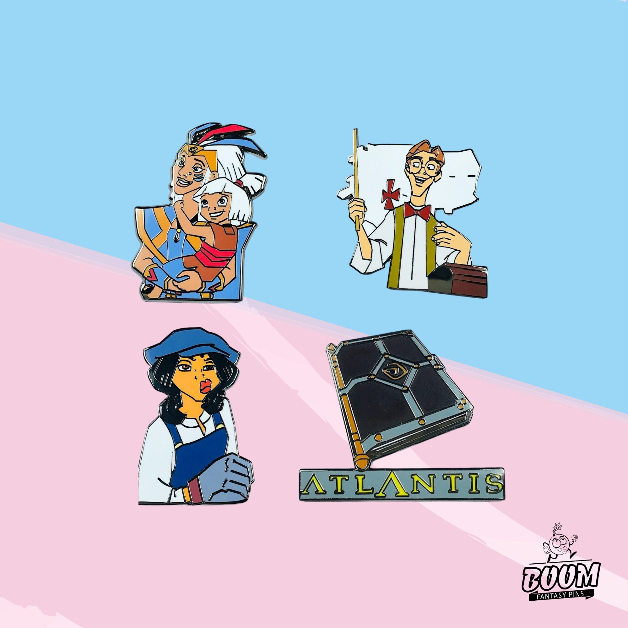 Pin – Audrey Ramírez de Atlantis: El Imperio Perdido – Disney Fantasy