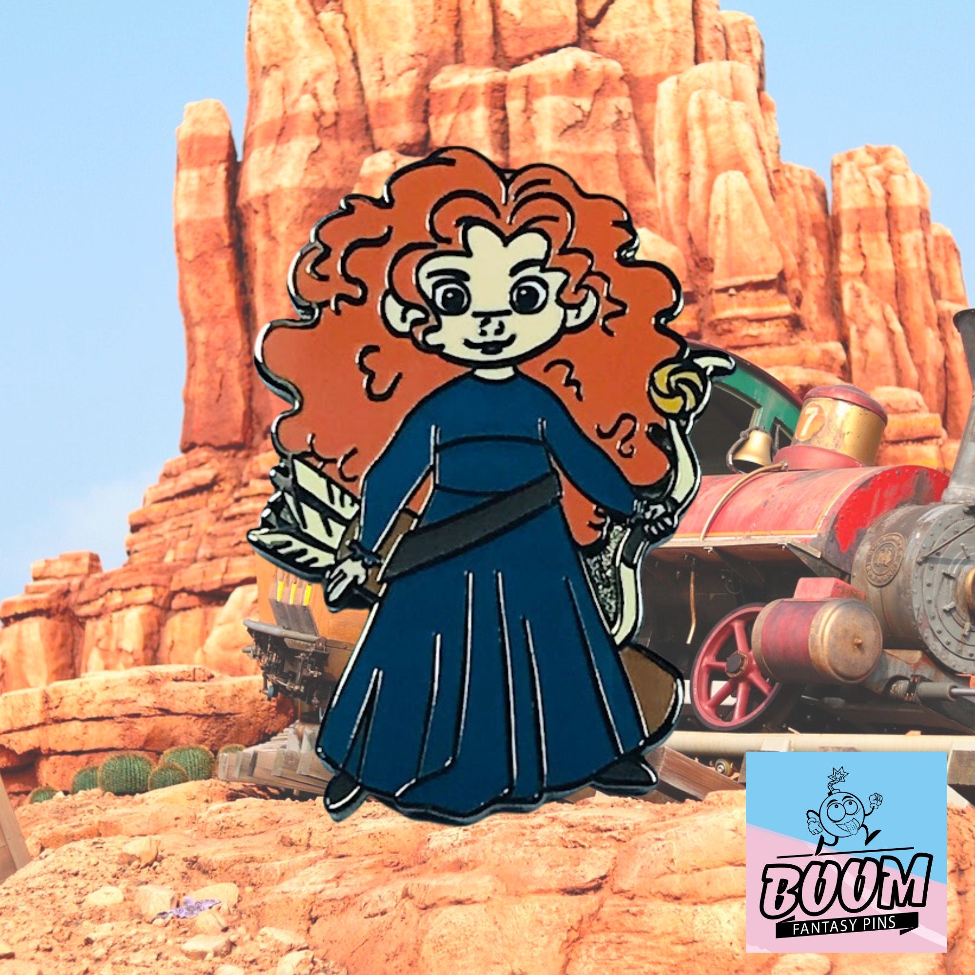 Pin's – Princesse Merida du film Rebelle – Disney Fantasy