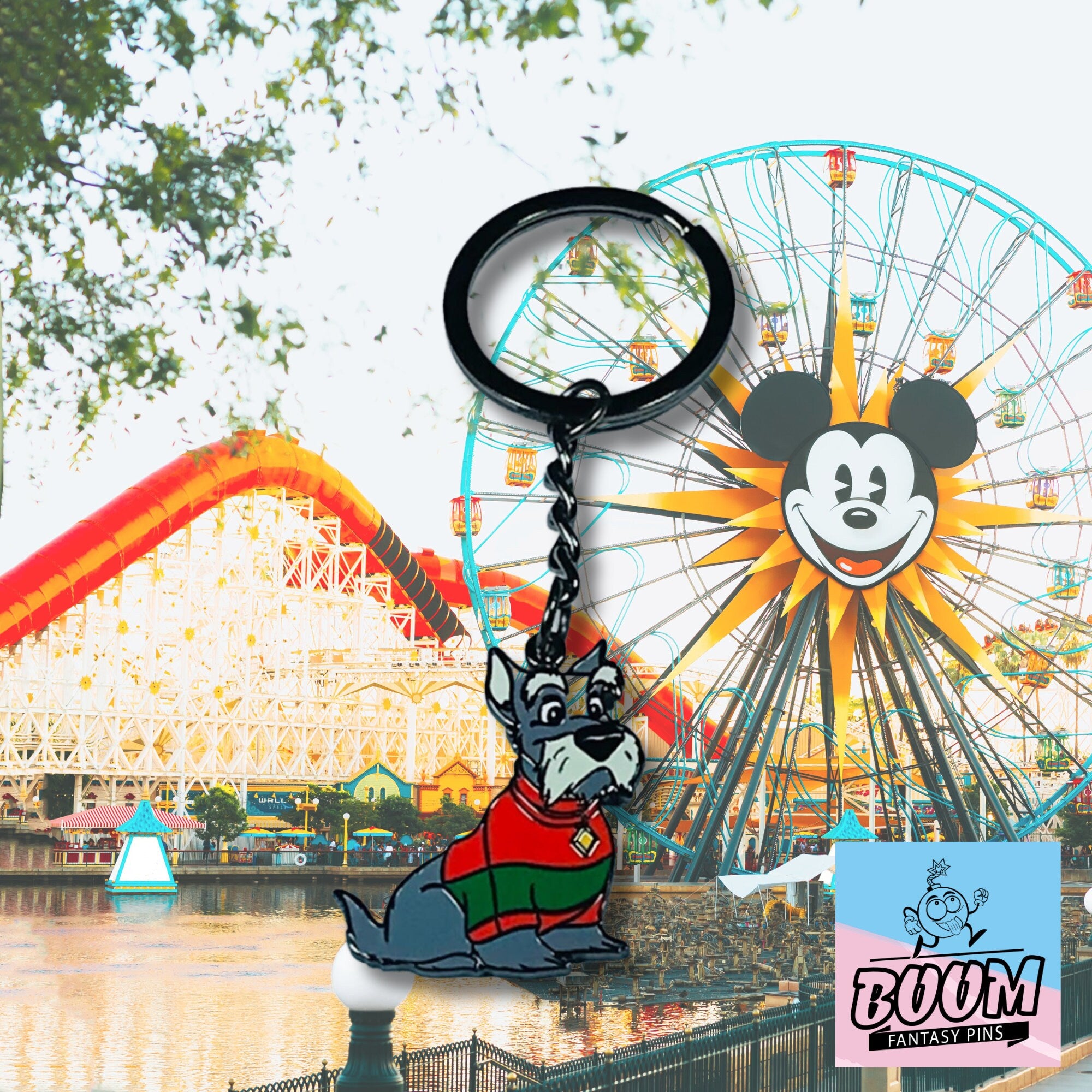 Porte-clés – Jock de La Belle et le Clochard – Disney Fantasy