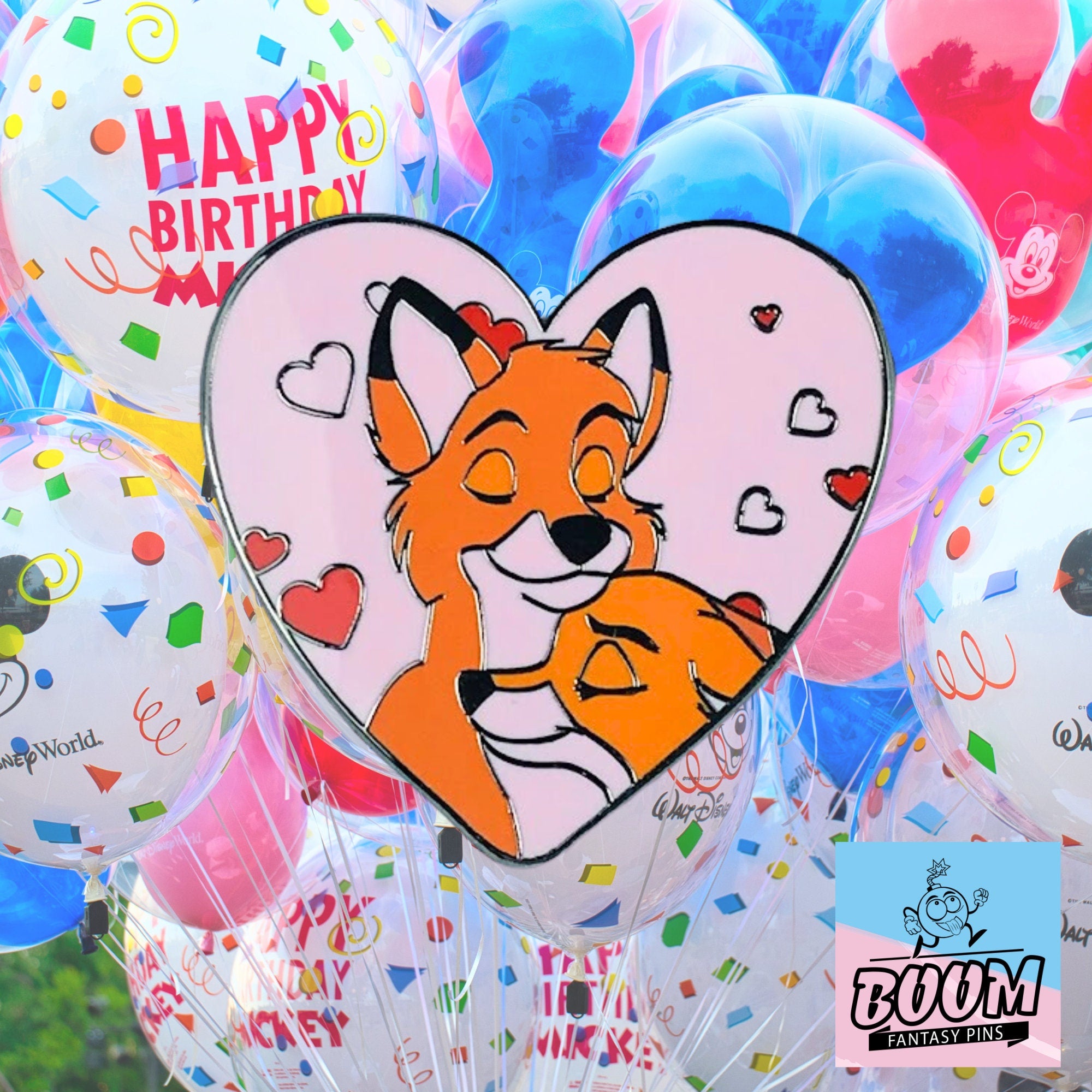 Pin's – Vixey et Tod du film Rox et Rouky de Disney Fantasy