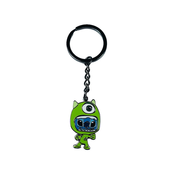 Keychain – Experiment 626 Stitch As Mike Wazowski from Lilo and Stitch – Disney Fantasy