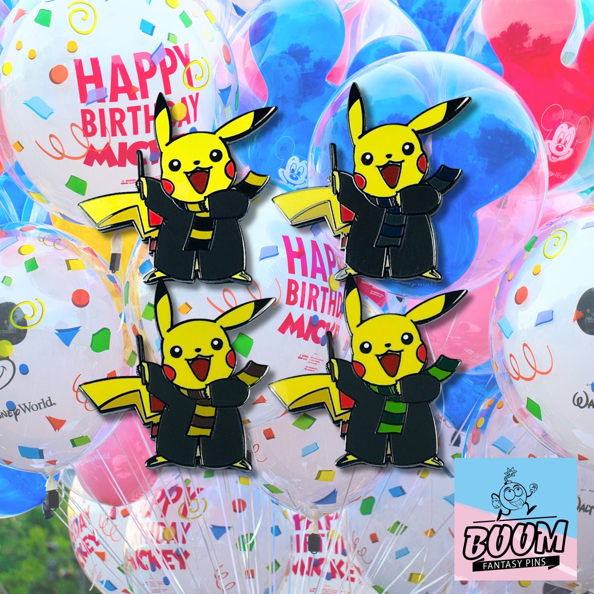 Pin – Pikachu de las casas de Pokémon y Harry Potter – Disney Fantasy