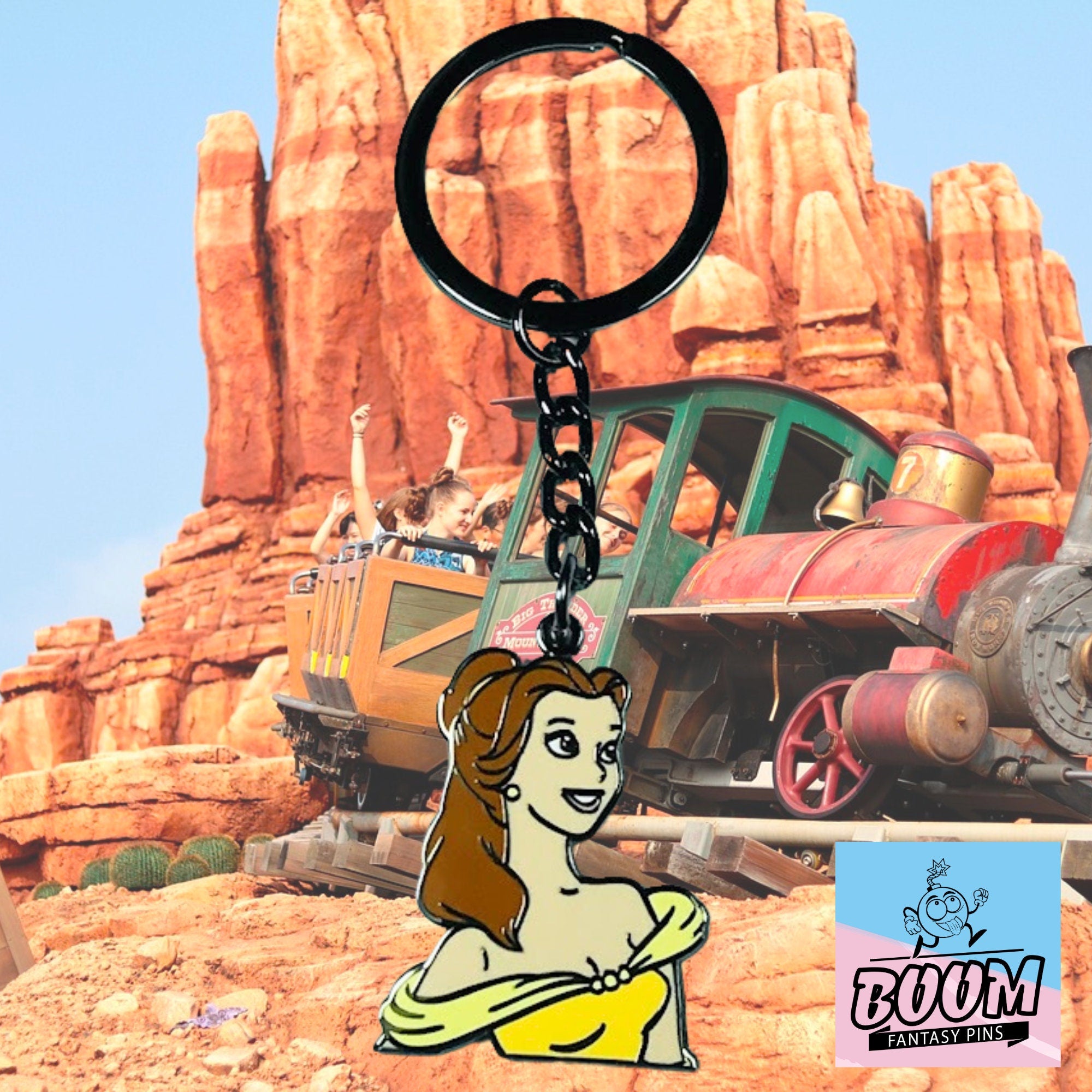 Porte-clés – Belle de La Belle et la Bête – Disney Fantasy