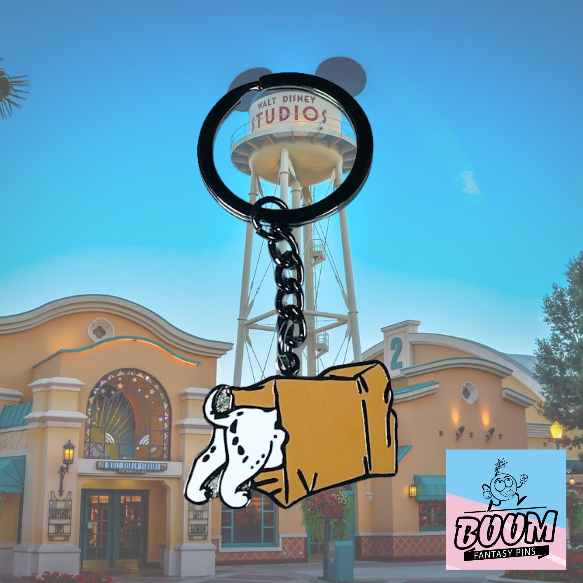 Porte-clés – Les chiots Pongo et Perdita des 101 Dalmatiens – Disney Fantasy