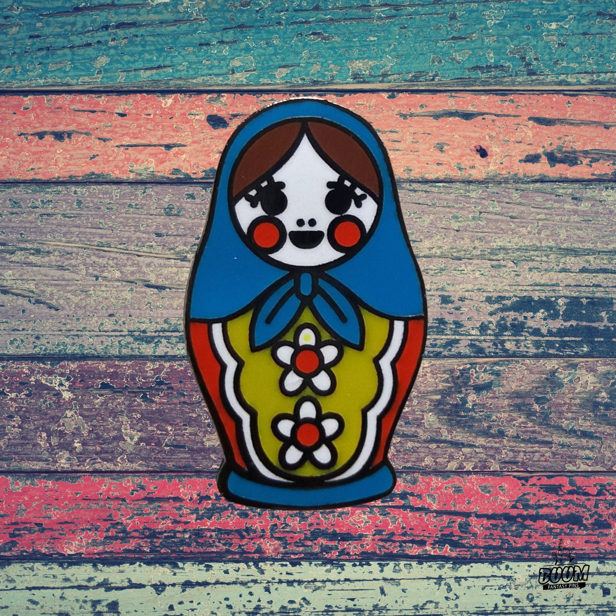 Pin – Matryoshka Doll from Russian Folklore – Russian Nesting Doll Collection
