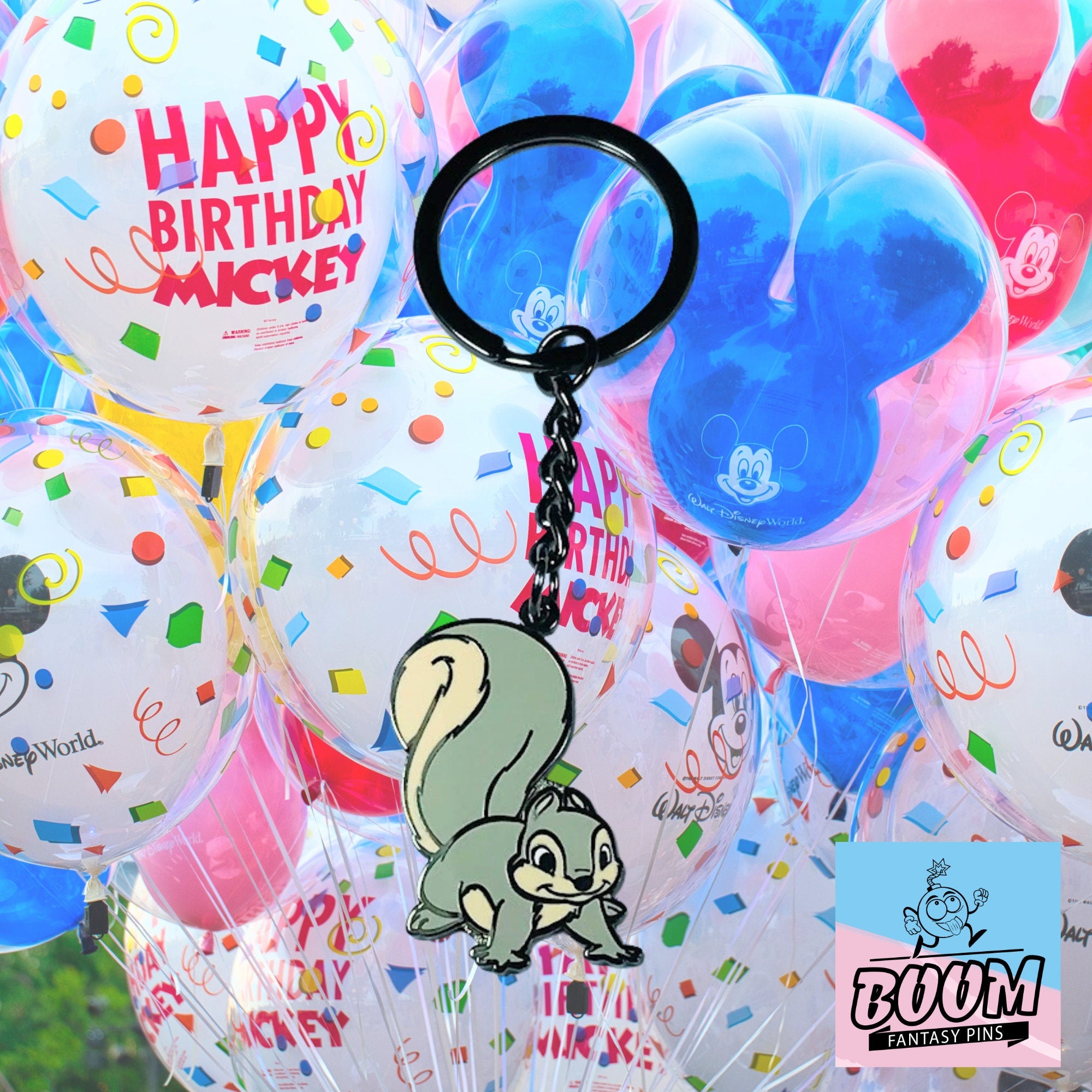 Porte-clés – Écureuil gris de Bambi – Disney Fantasy