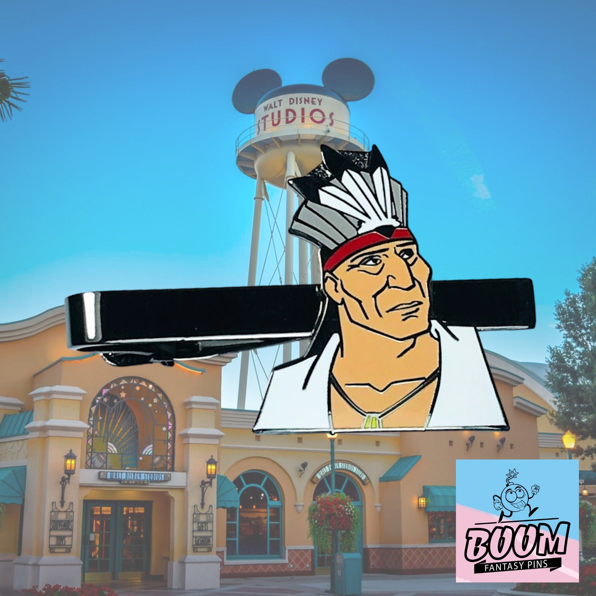 Pince à cravate – Chef Powhatan de Pocahontas – Disney Fantasy