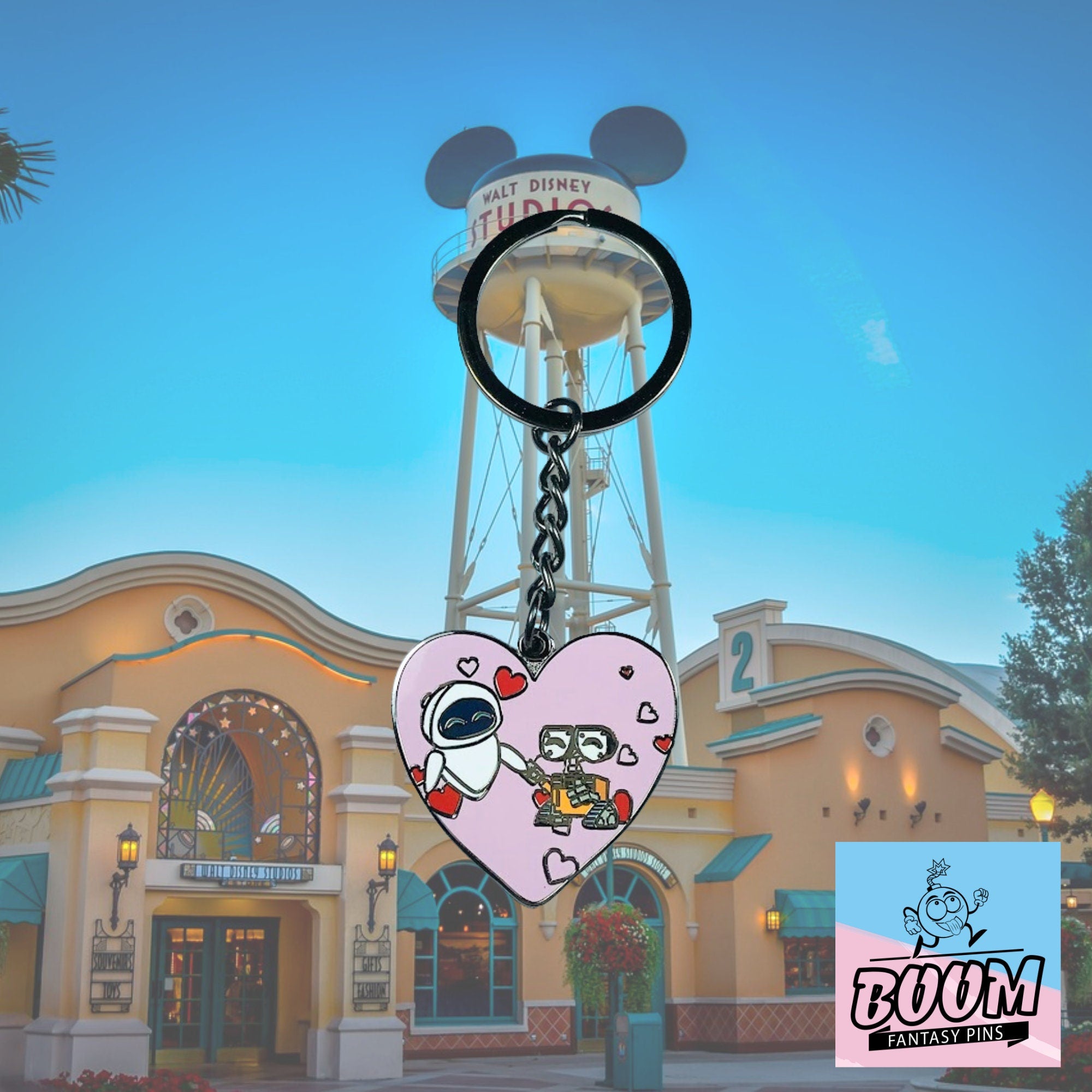 Porte-clés – WALL-E et EVE de WALL-E – Disney Fantasy