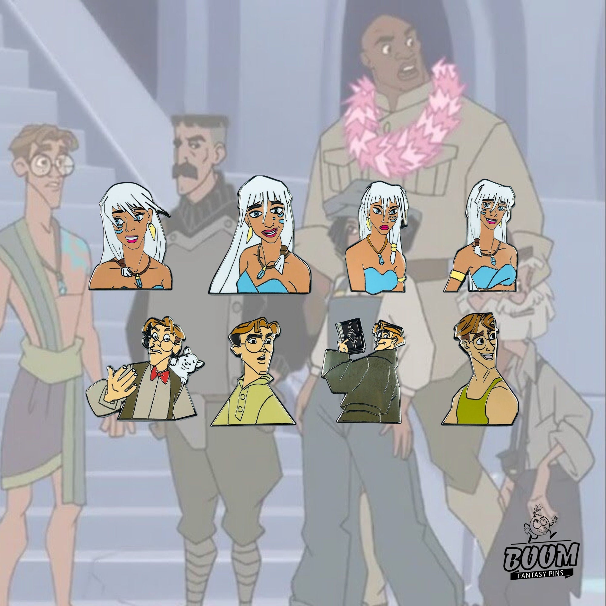 Pin – Milo Thatch and Kida Nedakh from Atlantis The Lost Empire – Disney Fantasy