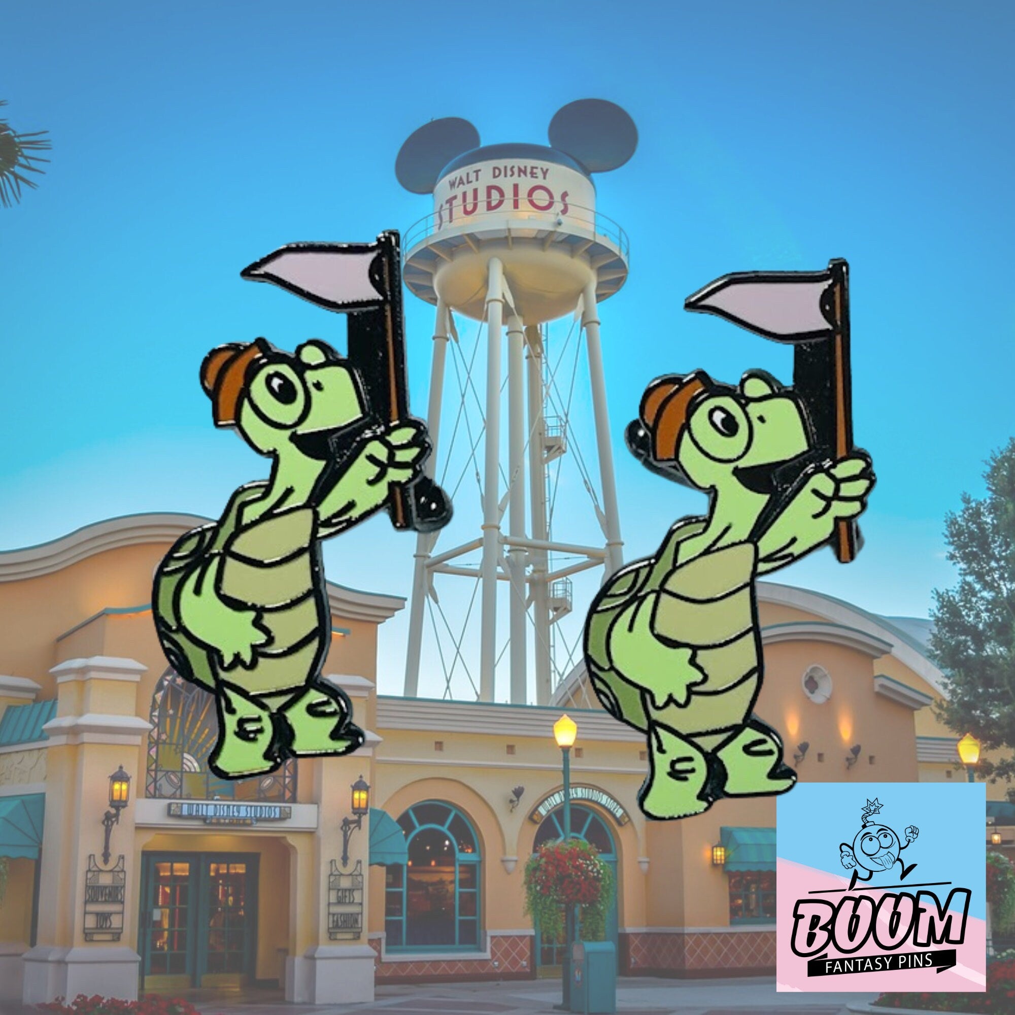 Cufflinks – Toby Turtle from Robin Hood – Disney Fantasy