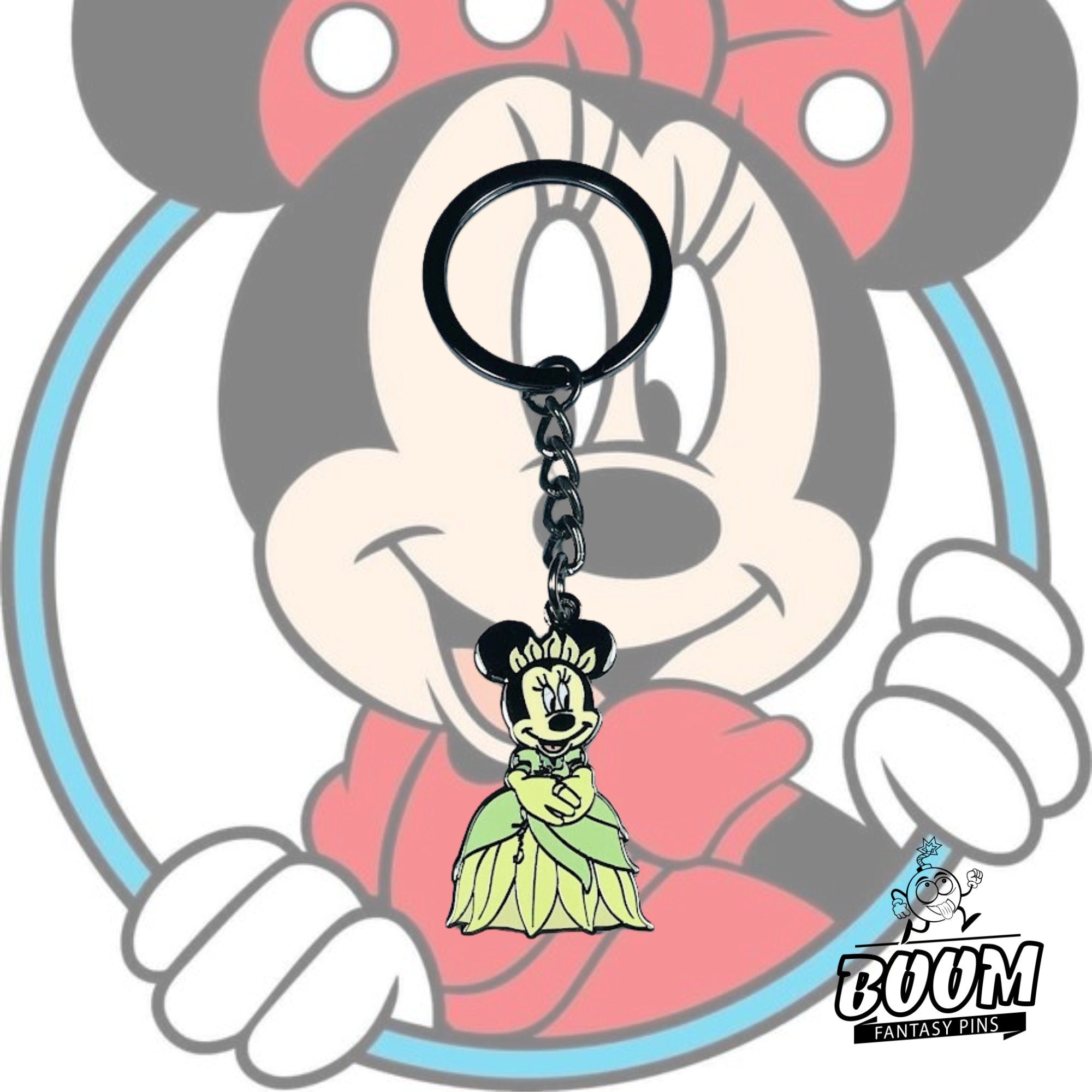 Llavero – Minnie Mouse como Tiana de La Princesa y el Sapo – Disney Fantasy