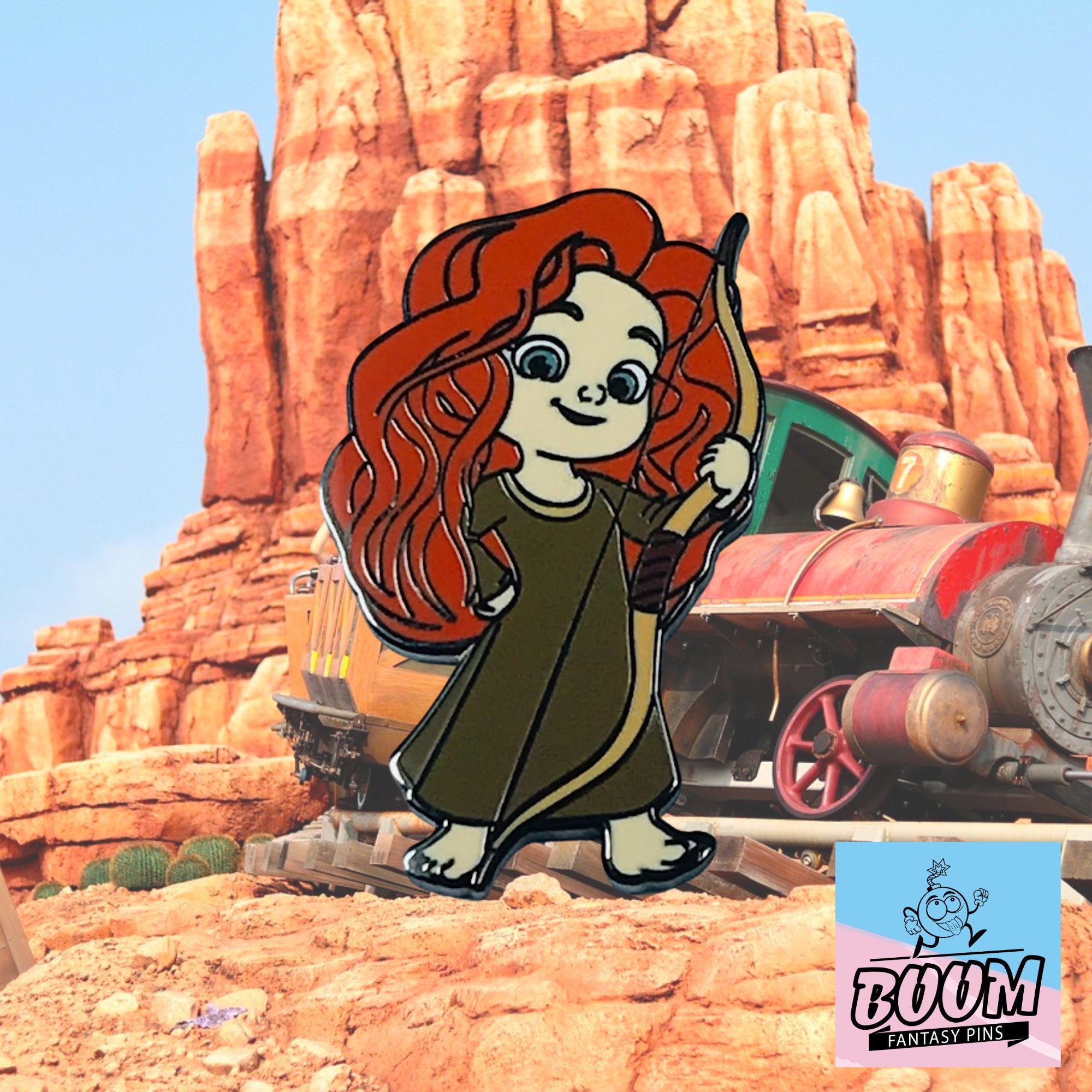 Pin's – Princesse Merida du film Rebelle – Disney Fantasy