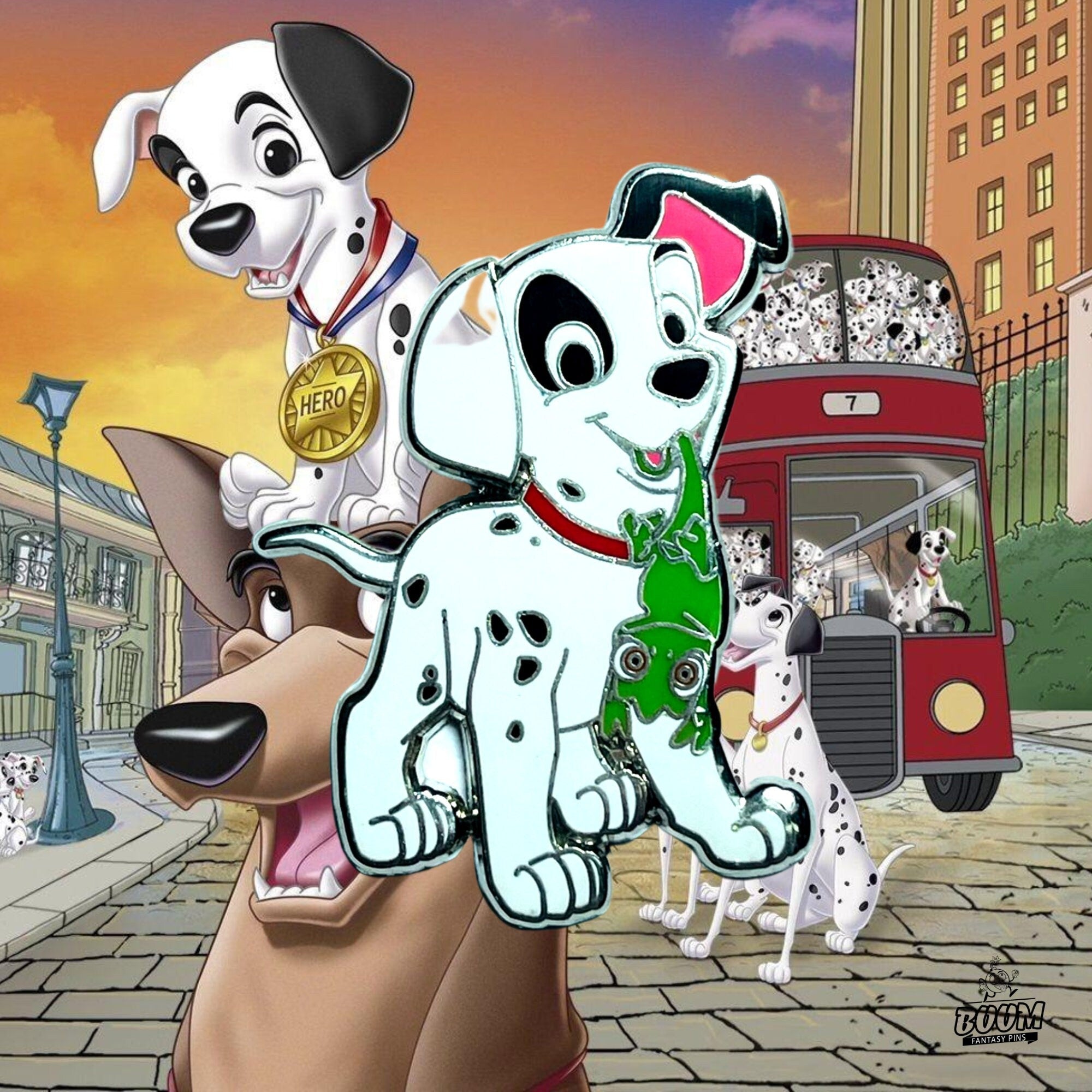 Pin – Cachorro y Pascal de 101 Dálmatas – Disney Fantasy