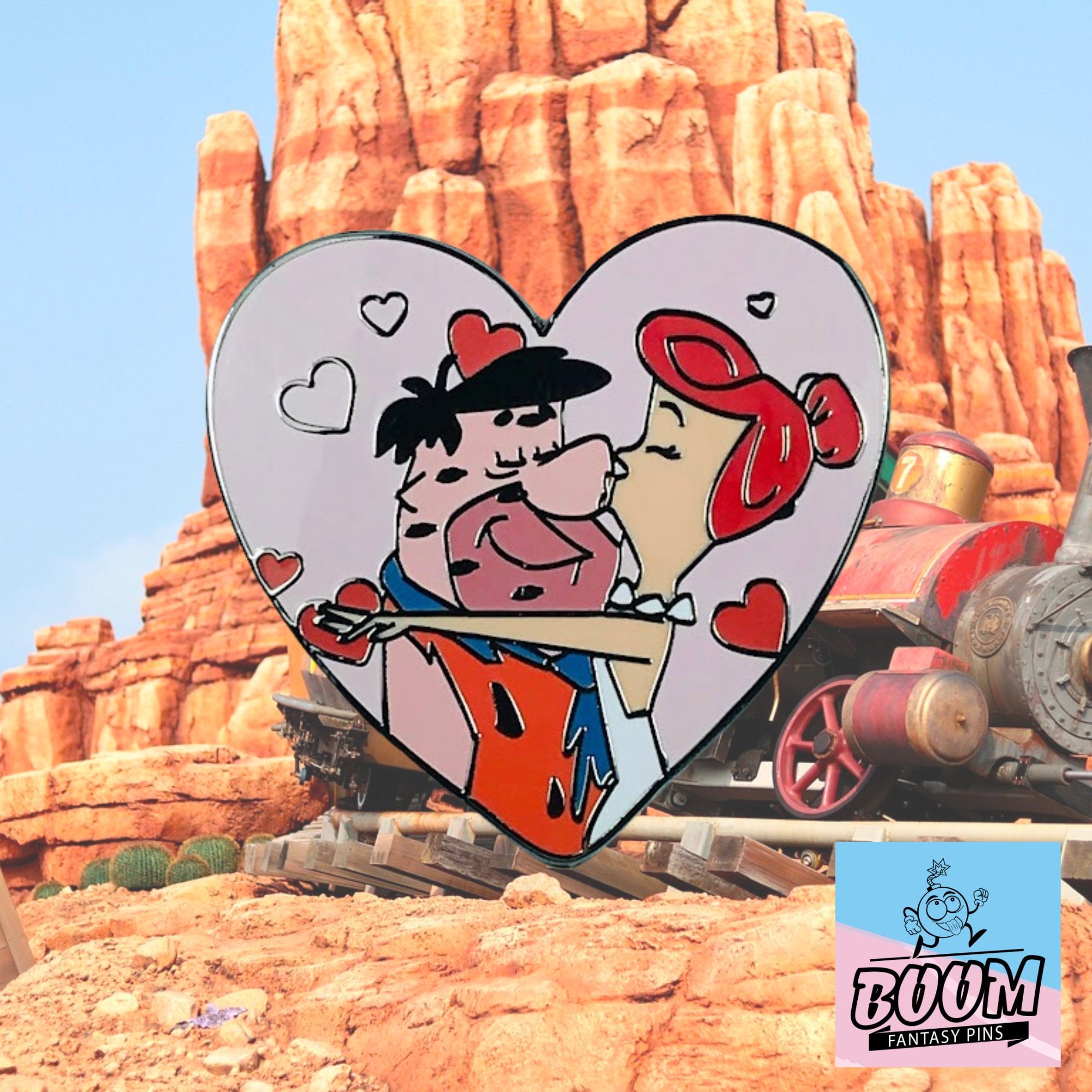 Pin – Pedro Picapiedra y Vilma Picapiedra de Los Picapiedra – Disney Fantasy