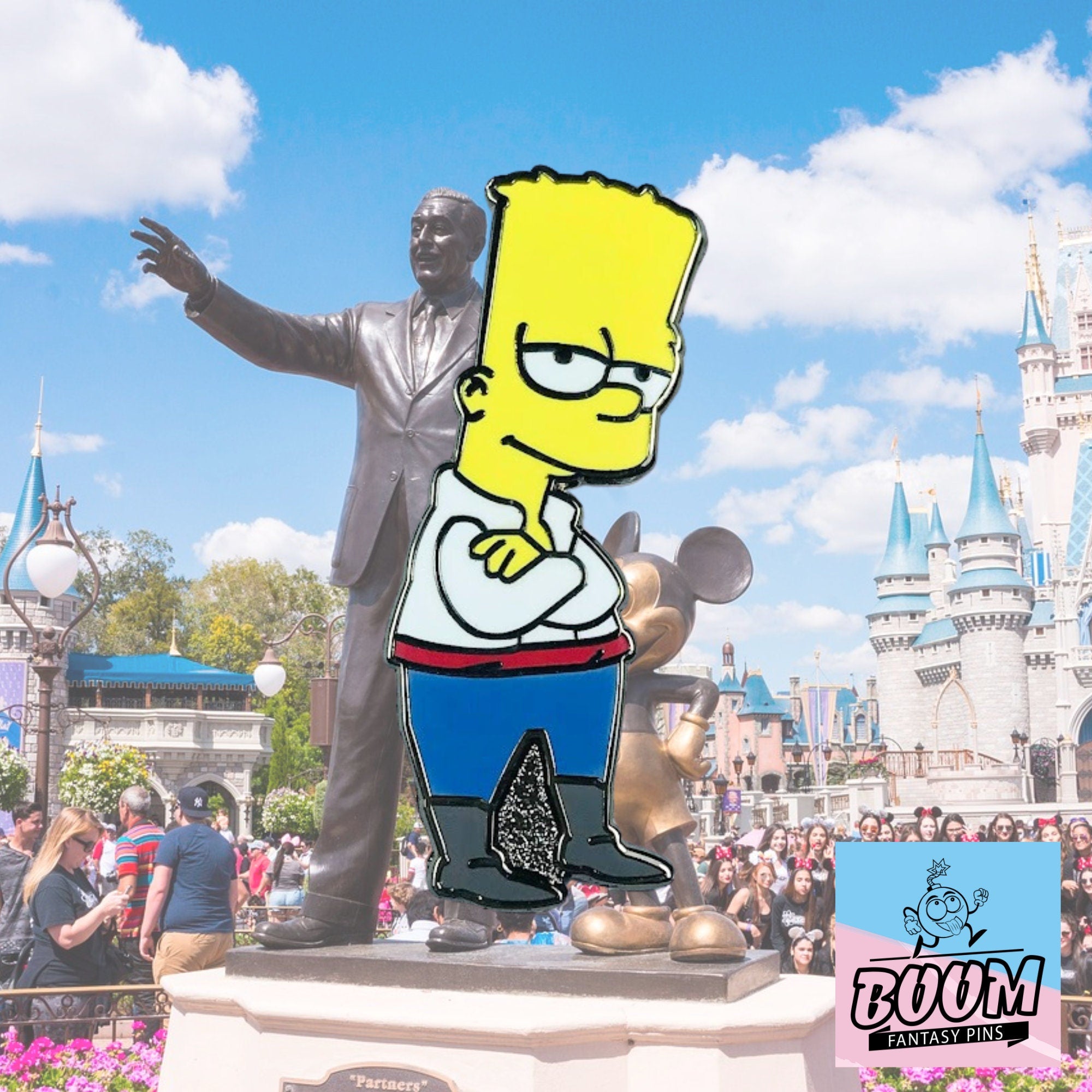Pin – Bart Simpson como el Príncipe Eric de Los Simpson – Disney Fantasy