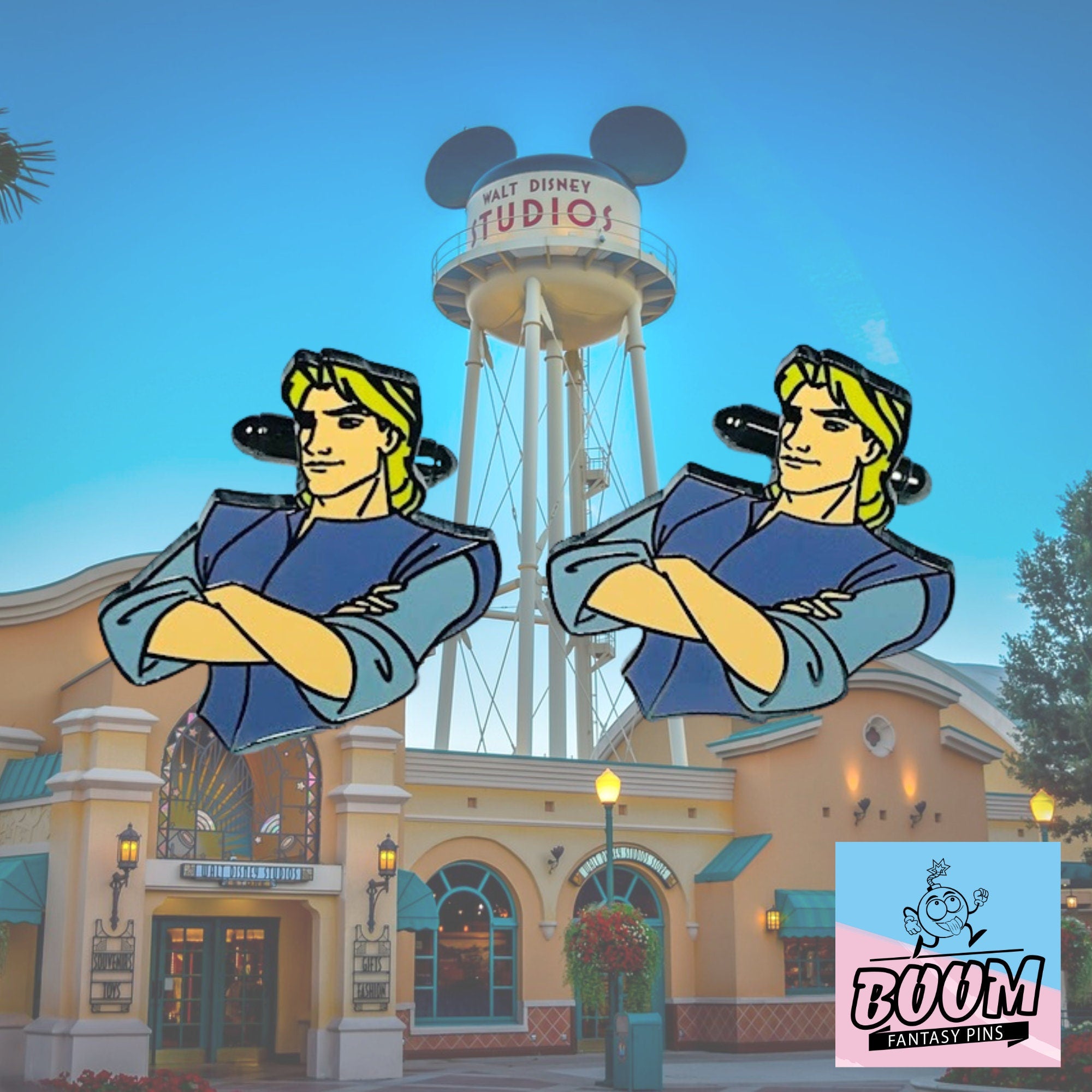 Boutons de manchette – Capitaine John Smith de Pocahontas – Disney Fantasy