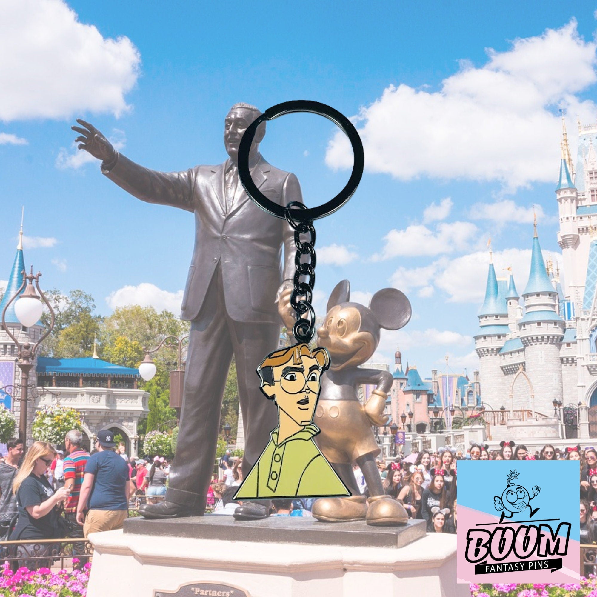 Porte-clés – Milo James Thatch d'Atlantide, l'empire perdu – Disney Fantasy