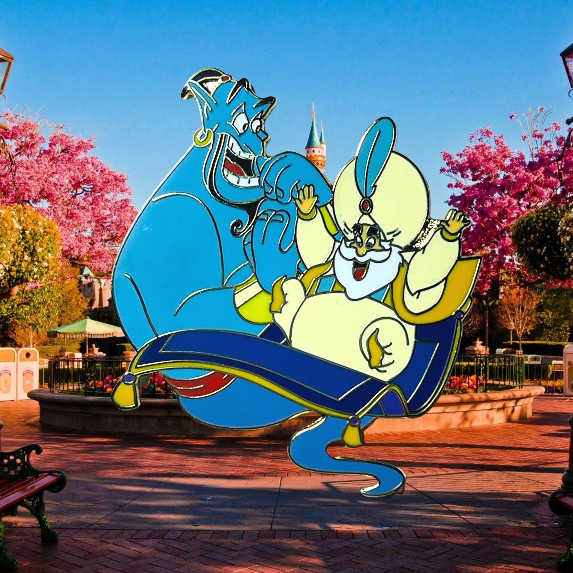 Pin's – Génie et Sultan d'Aladdin – Disney Fantasy