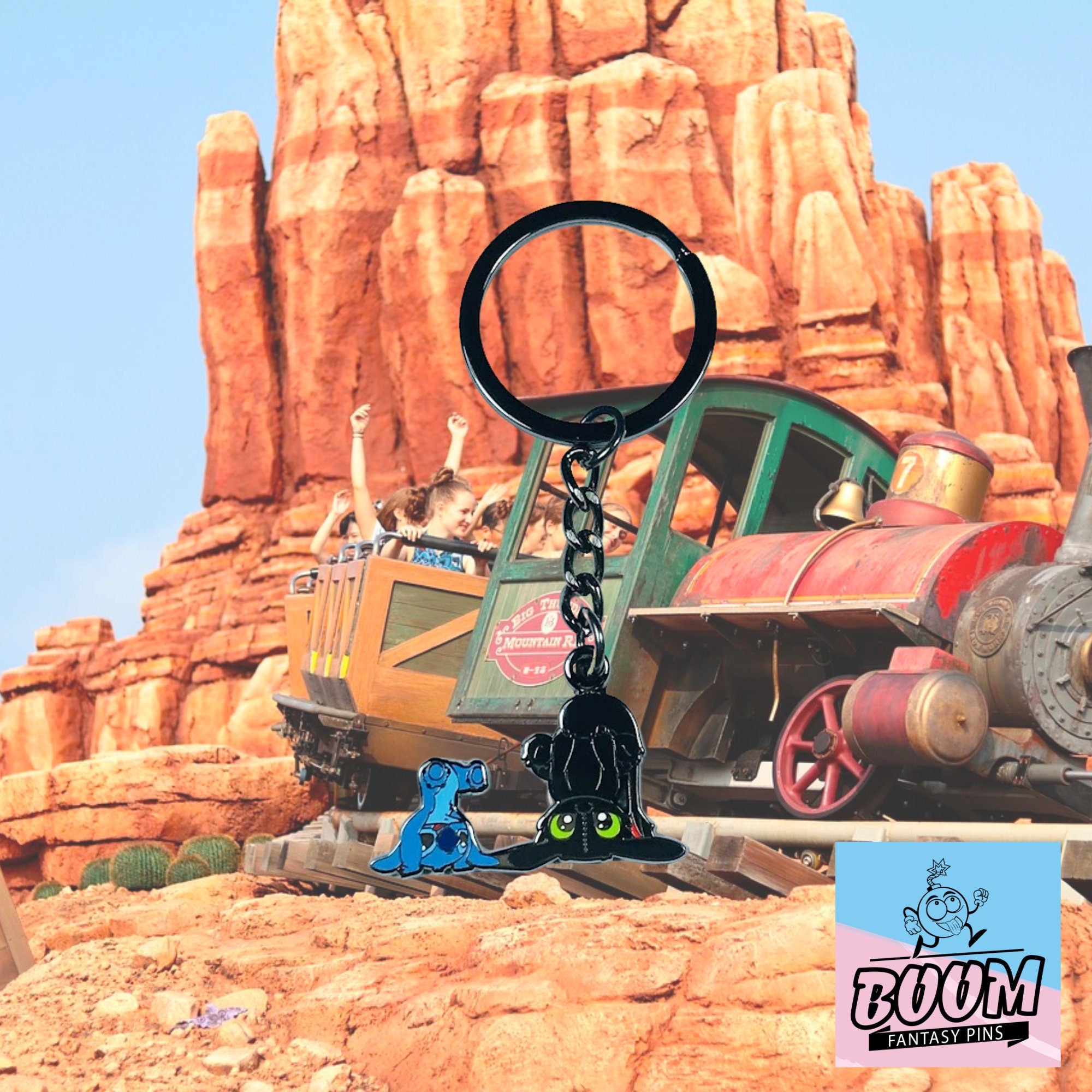 Llavero – Experimento 626 Stitch y Desdentao de Lilo y Stitch – Disney Fantasy