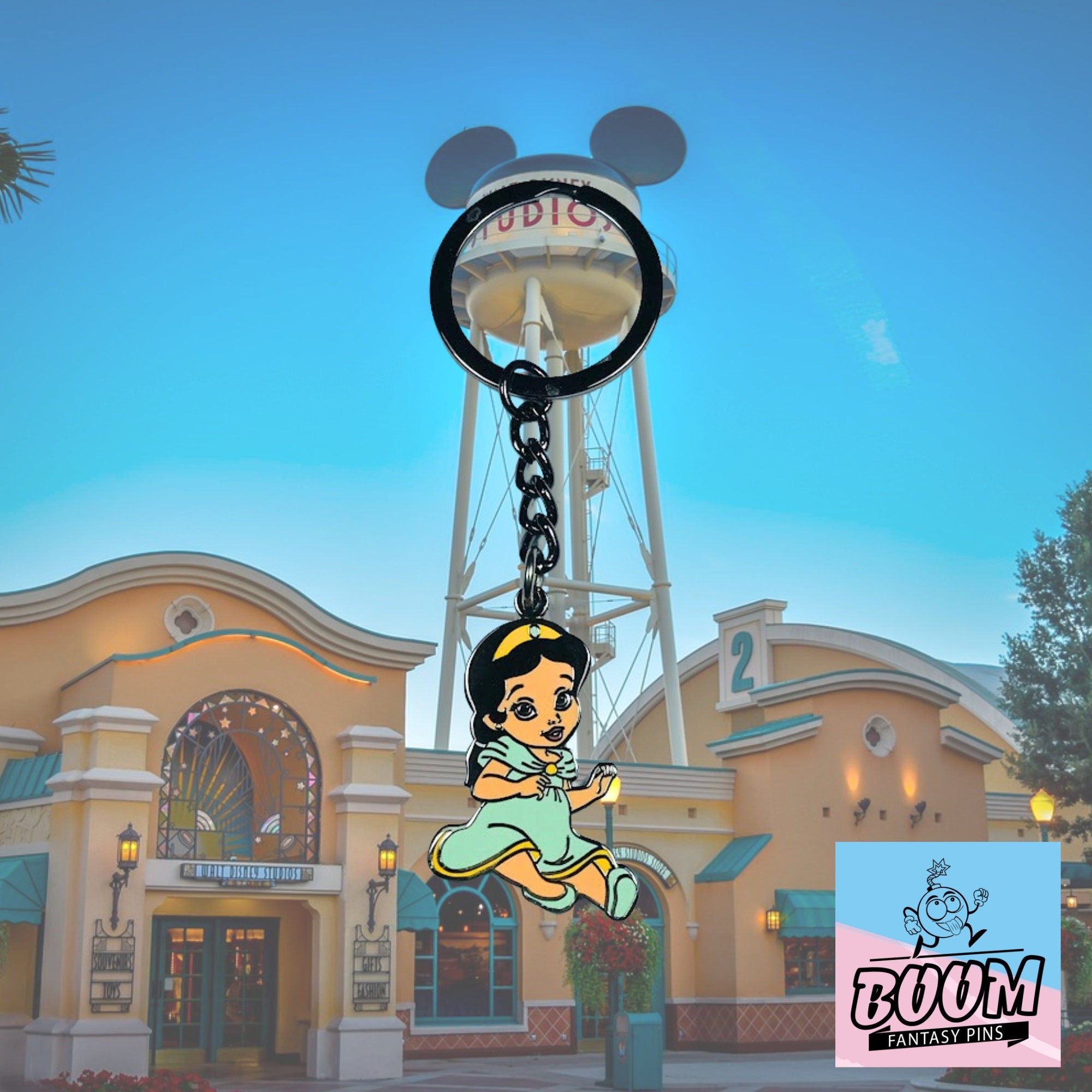 Llavero – Princesa Jazmín de Aladdin – Disney Fantasy