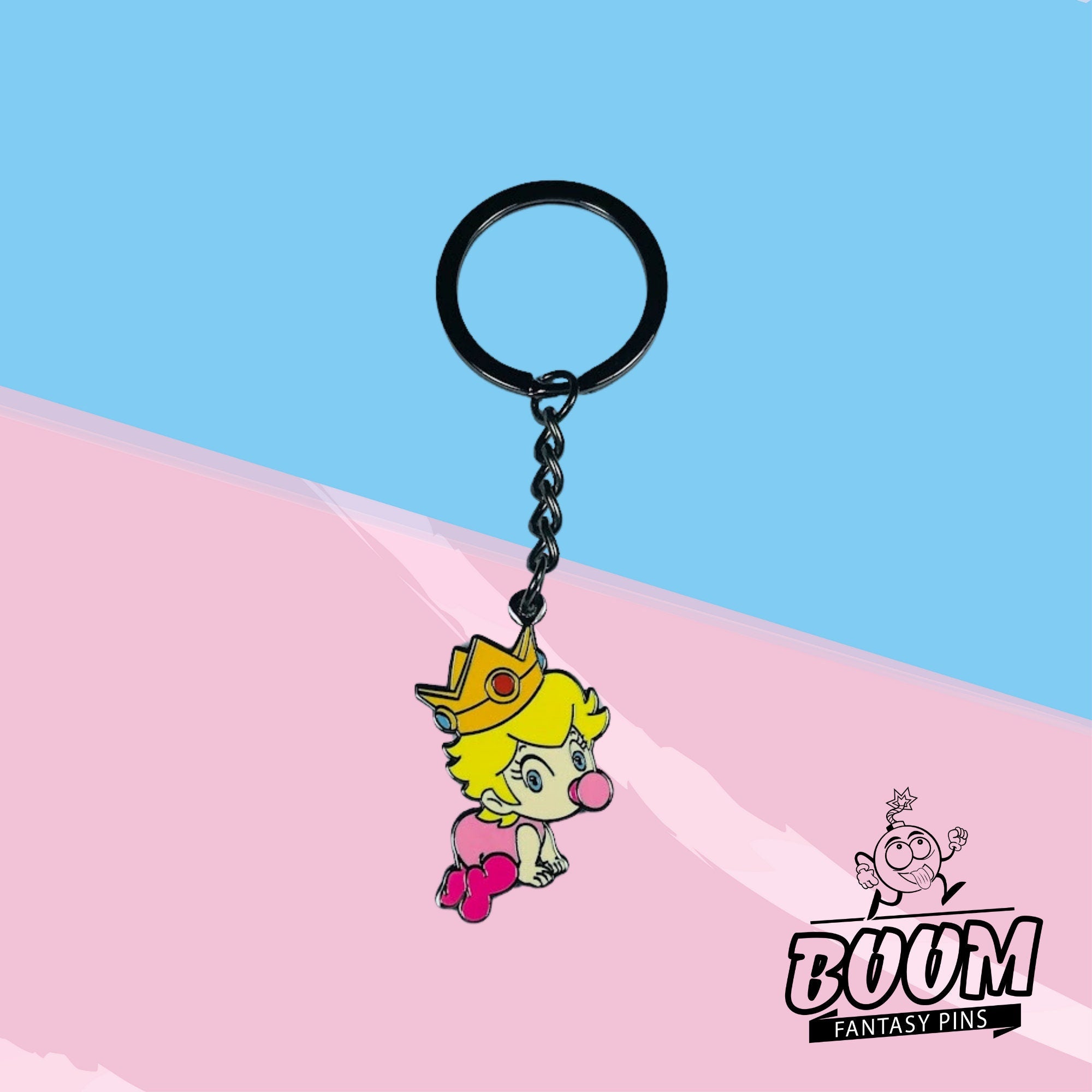 Keychain – Princess Peach from Super Mario Bros – Disney Fantasy