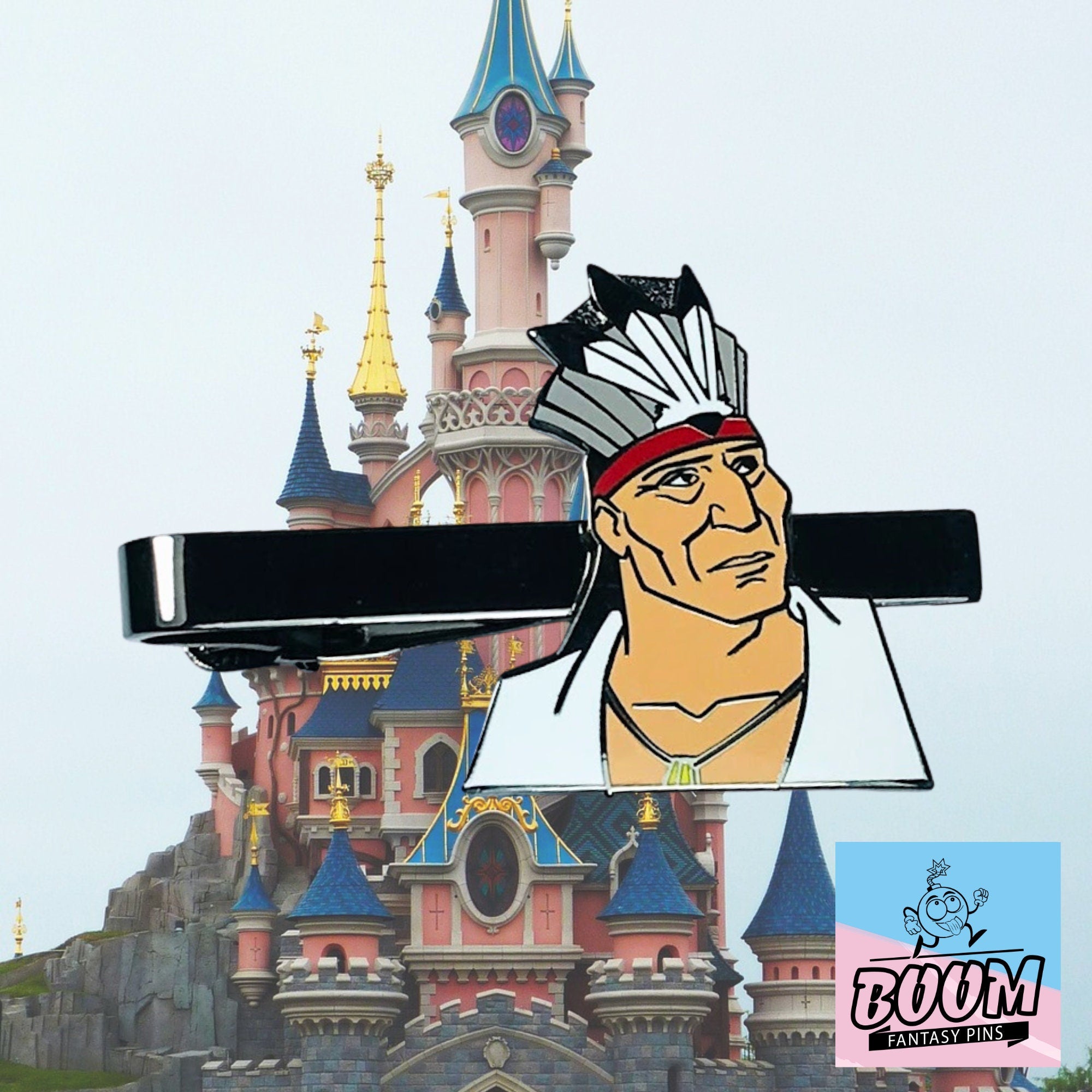 Pince à cravate – Chef Powhatan de Pocahontas – Disney Fantasy